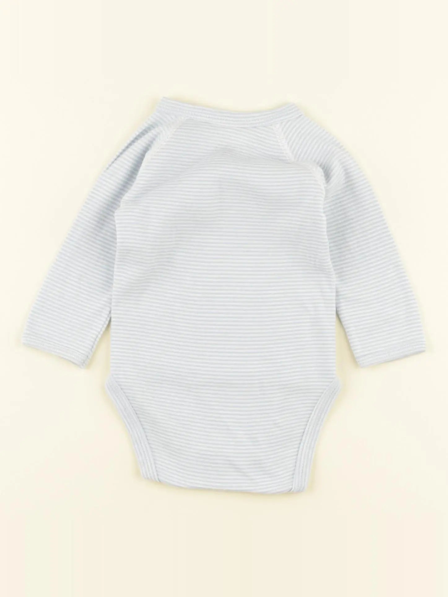 Petit Bateau - body bleu - 3 mois