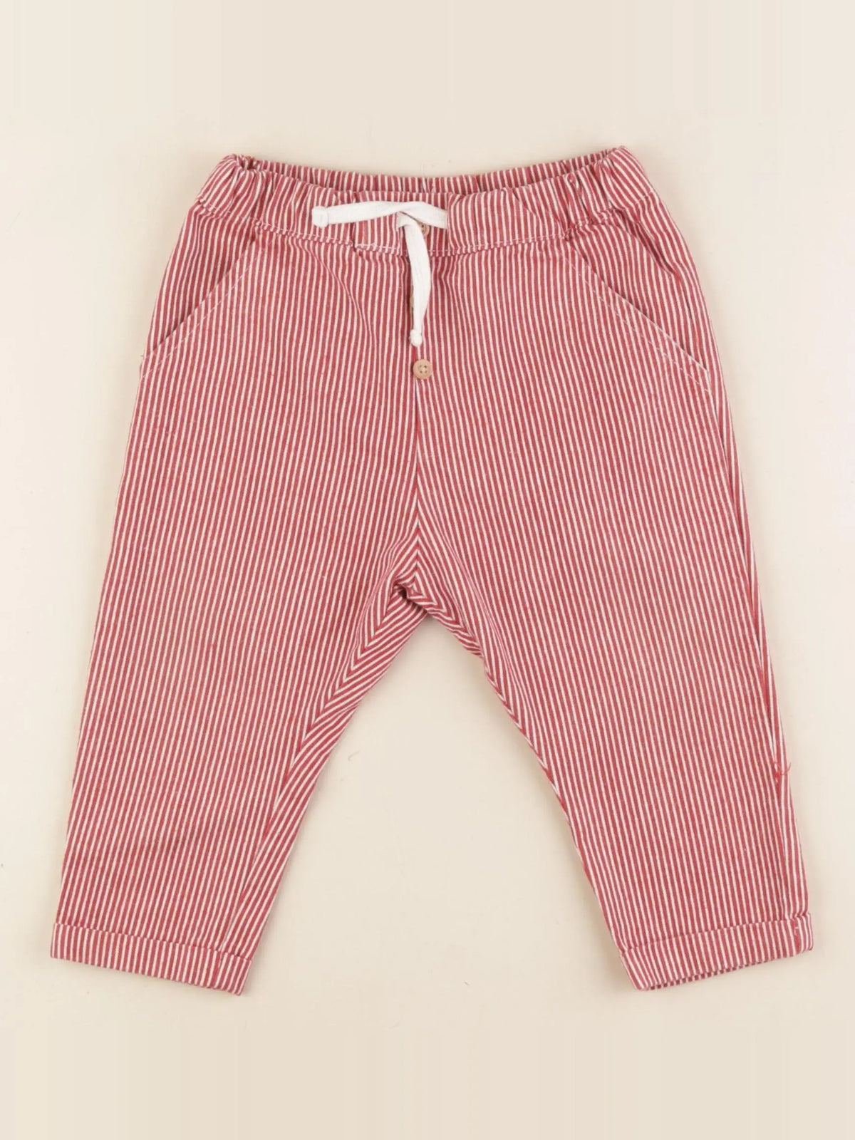 Boutchou - pantalon rouge - 18 mois