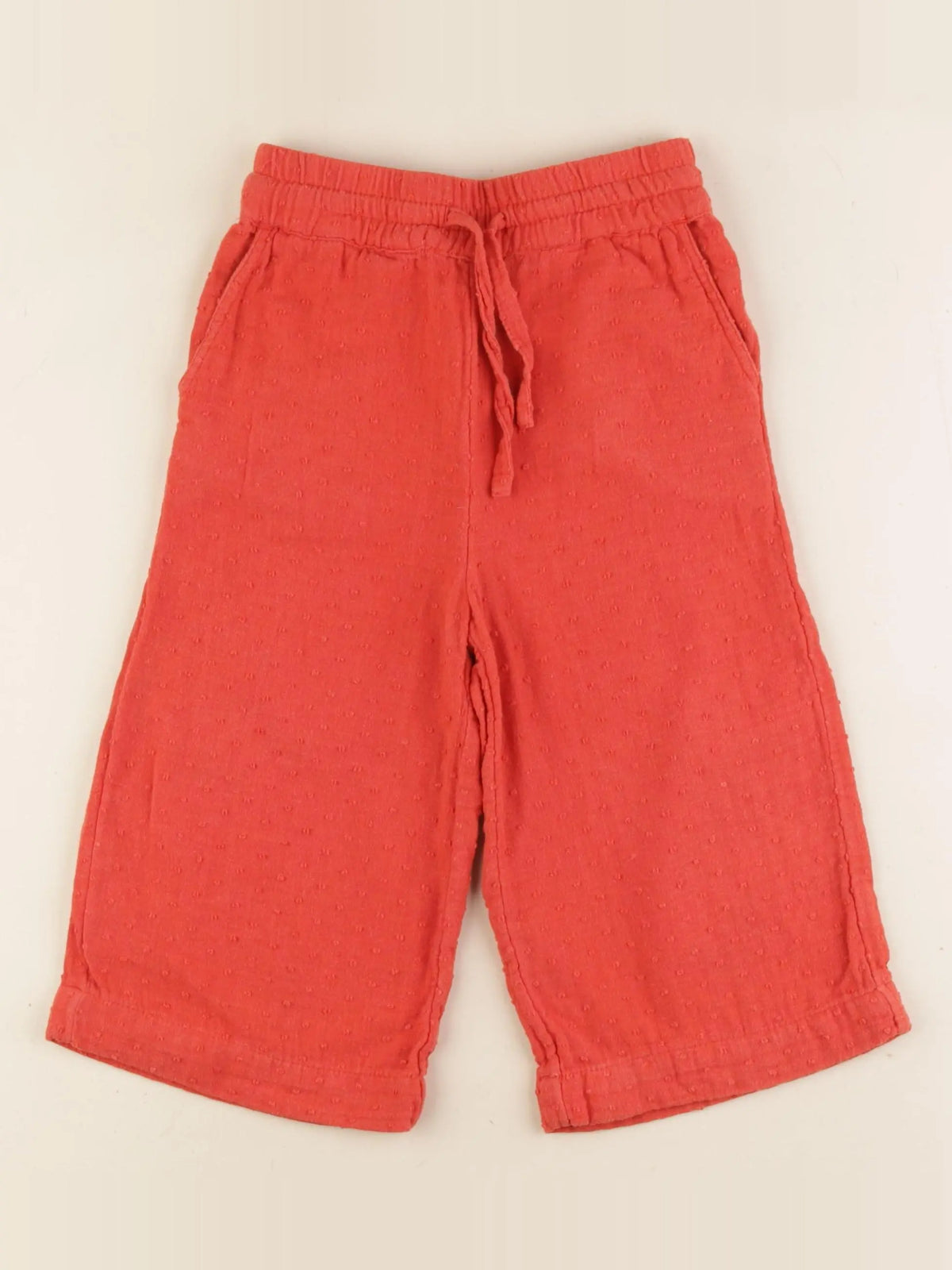 Monoprix - pantalon rouge - 3 ans