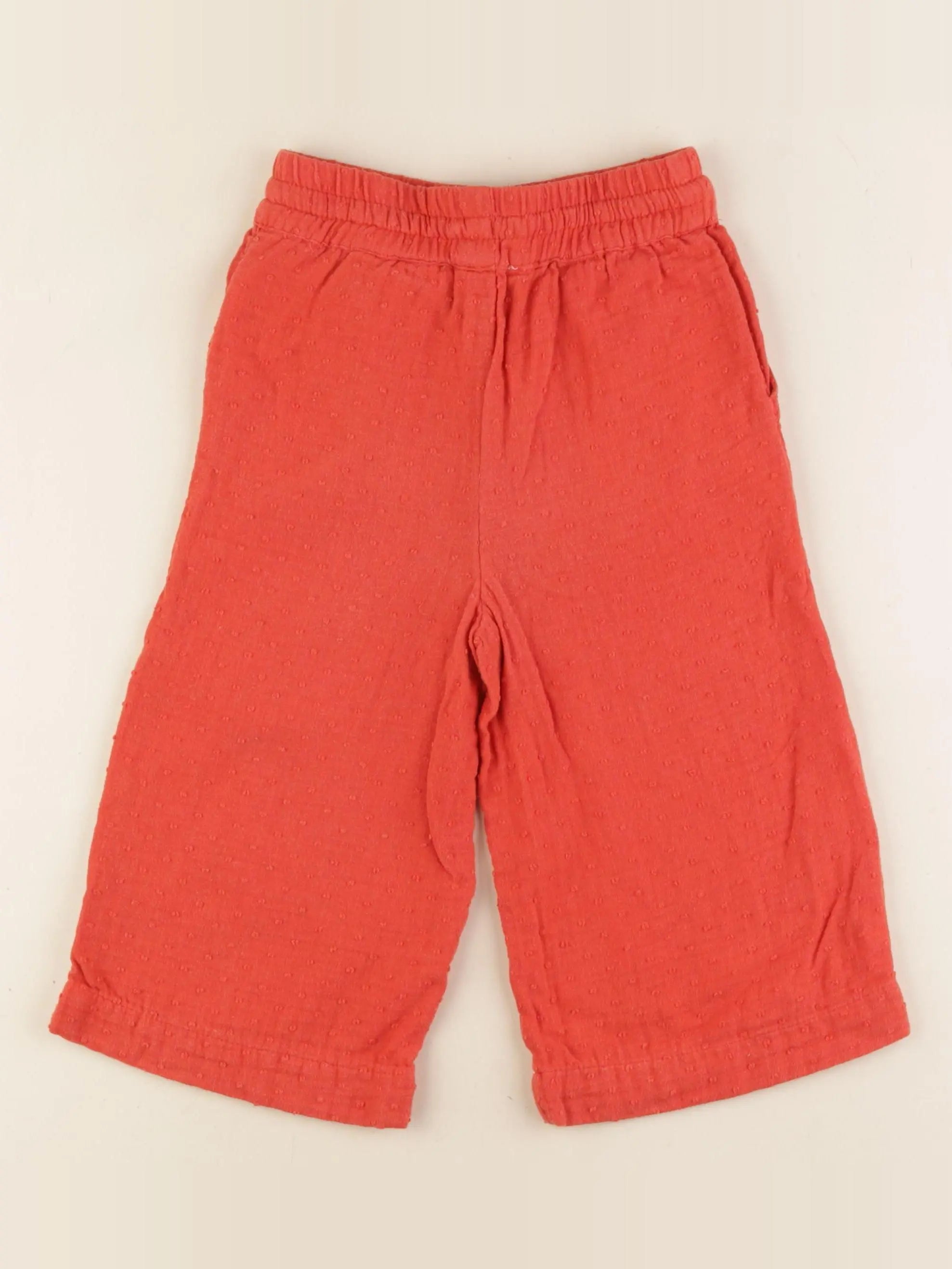 Monoprix - pantalon rouge - 3 ans