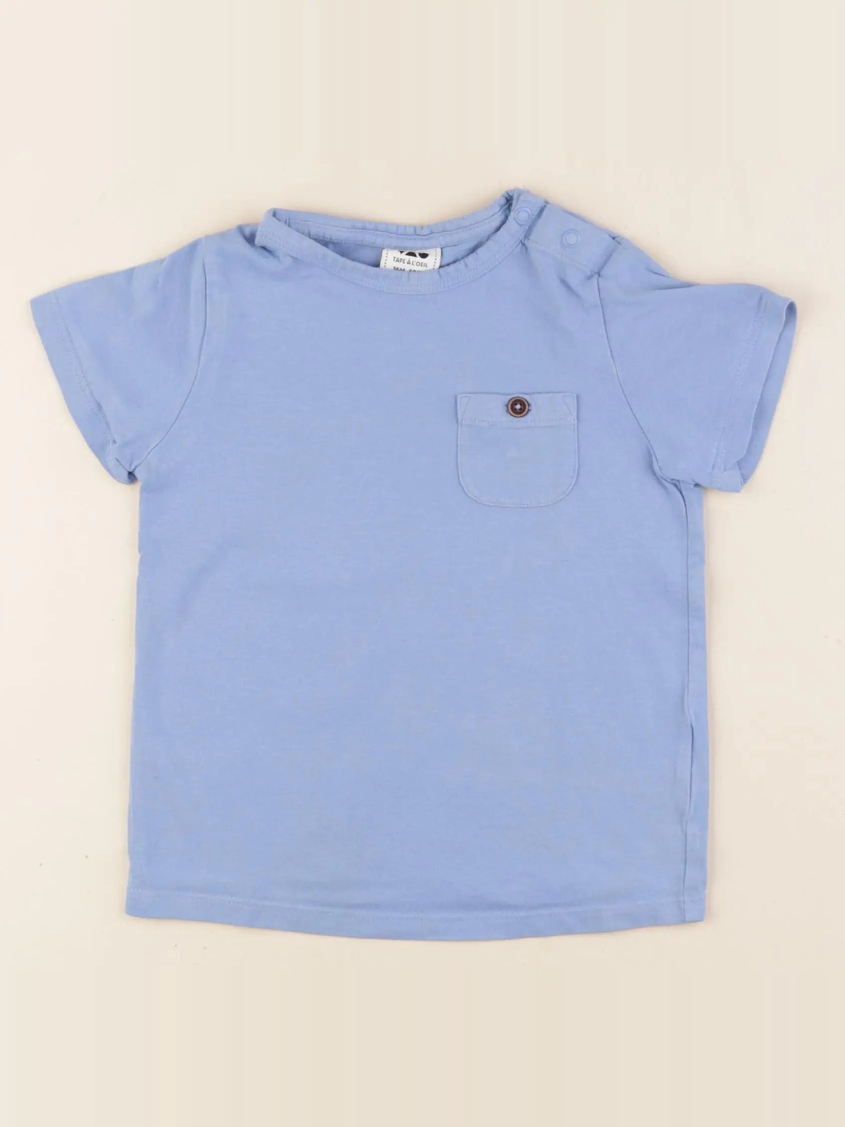 Tape à l'oeil - tee-shirt bleu - 36 mois