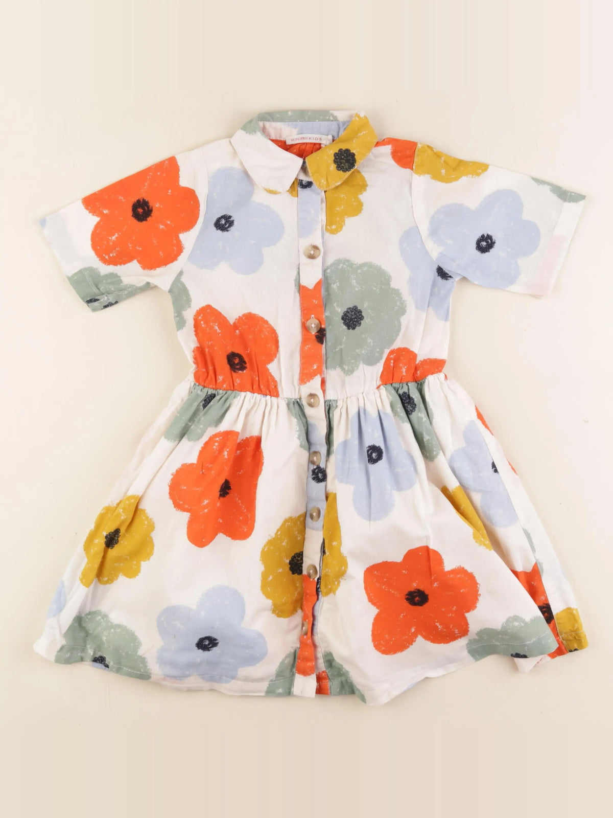 Monoprix - robe multicolore - 5 ans