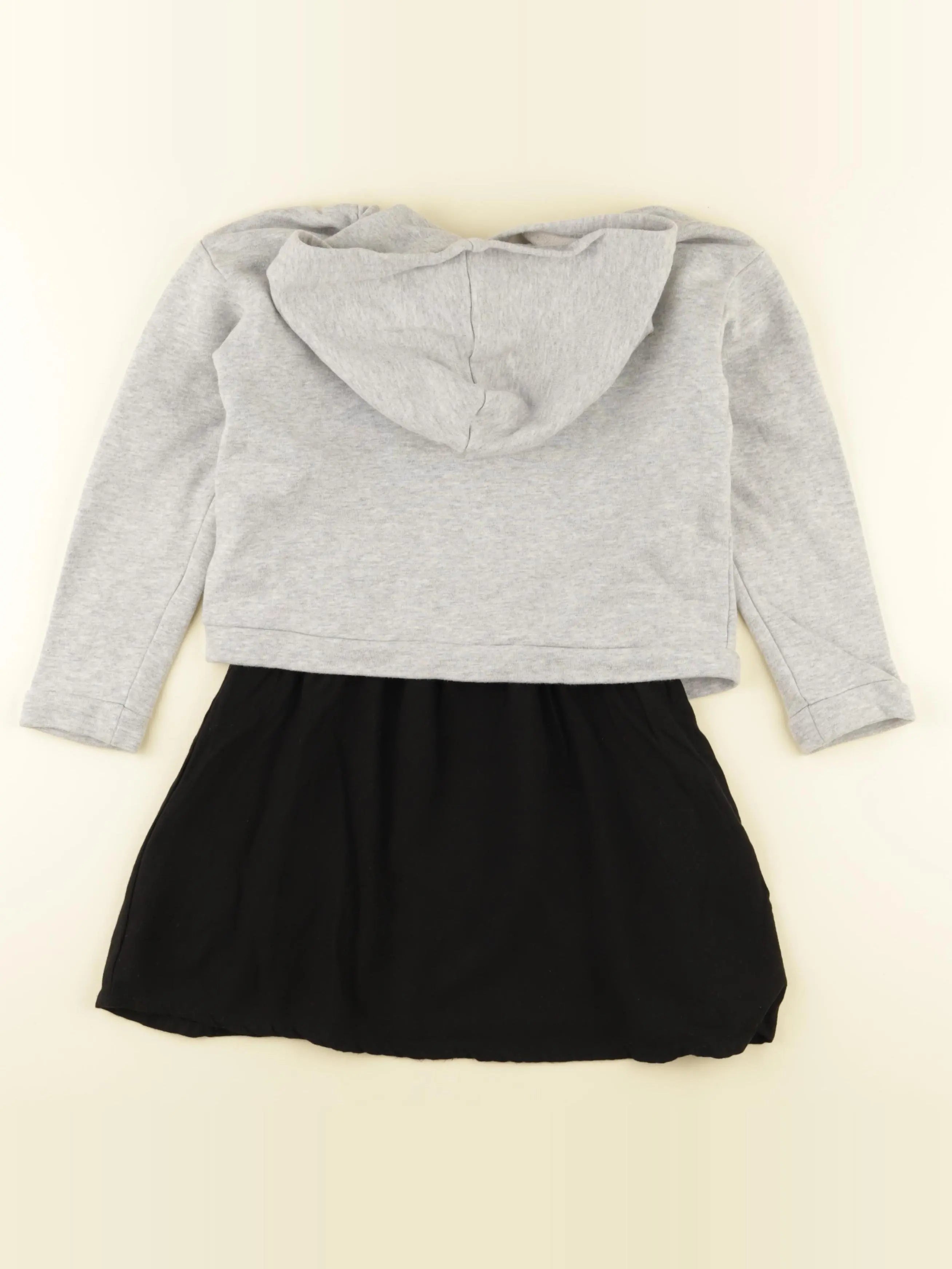 IKKS - robe gris, noir - 6 ans