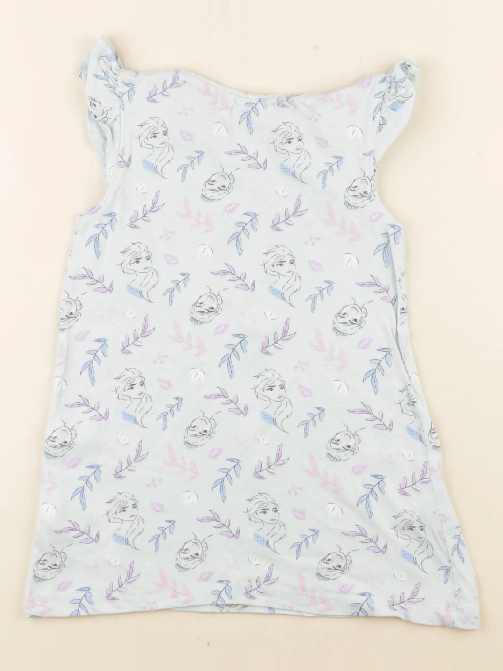 Vertbaudet - chemise de nuit coton bleu - 3 ans