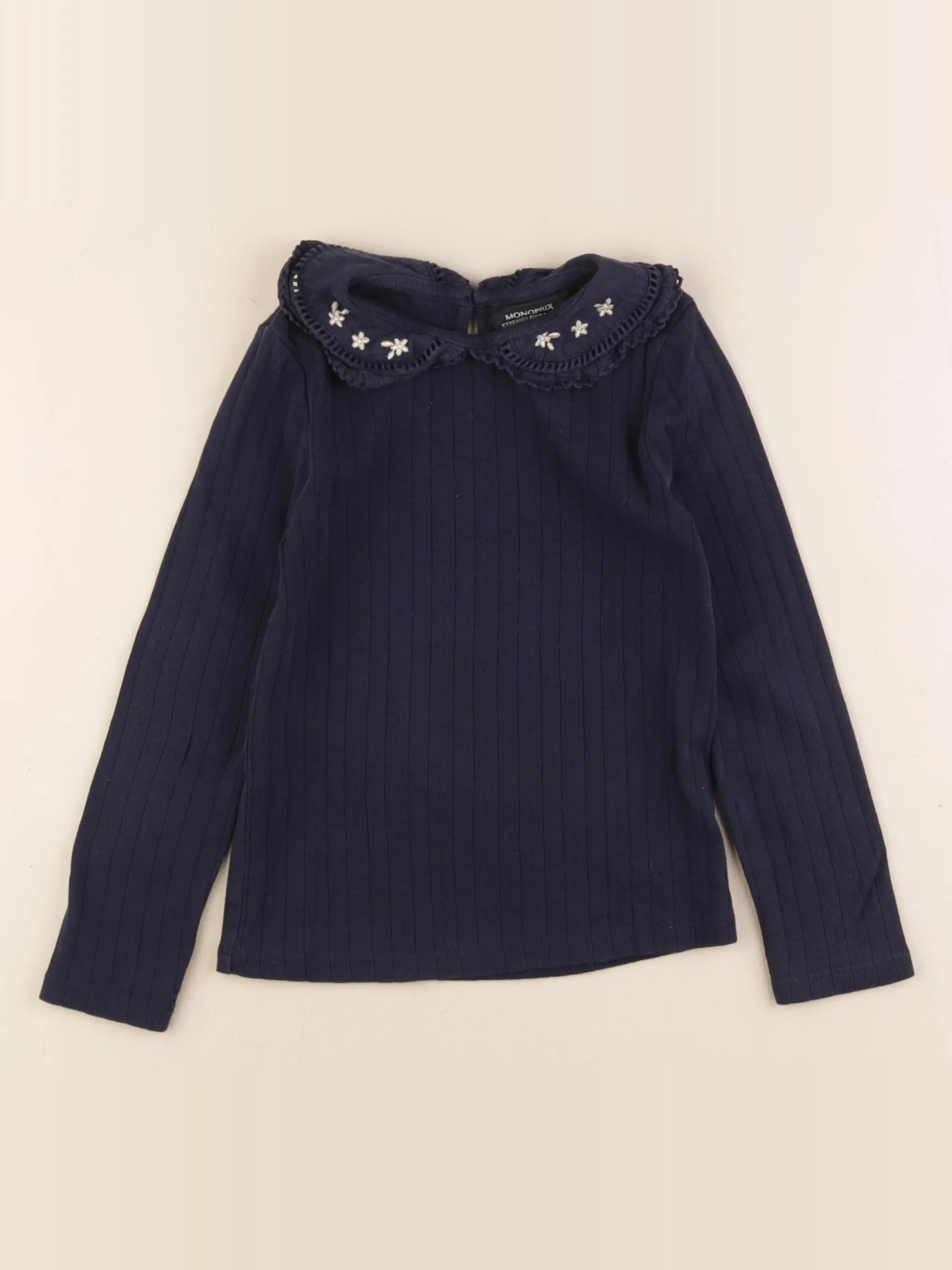 Monoprix - tee-shirt bleu - 6 ans