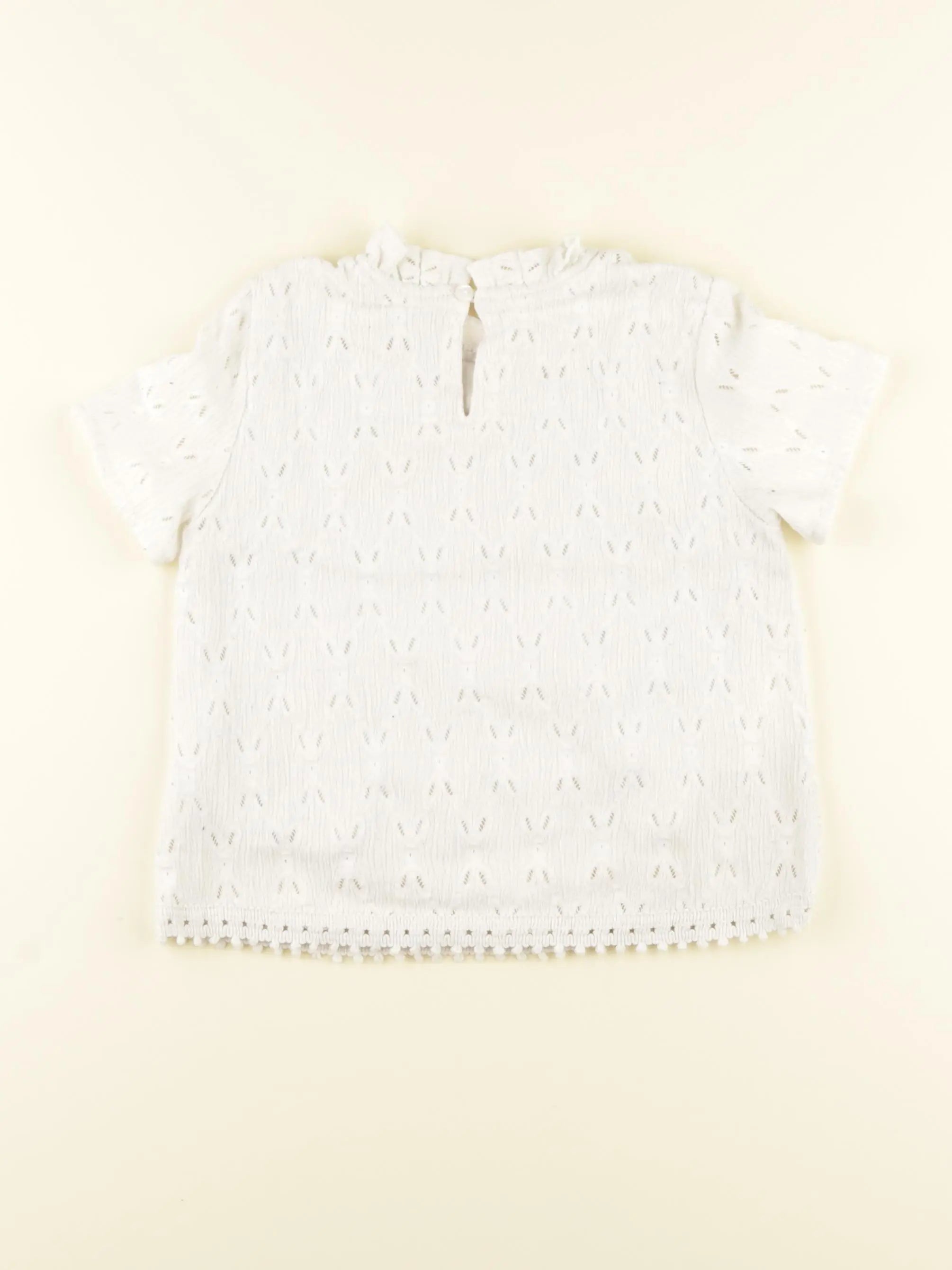 IKKS - blouse blanc - 6 ans