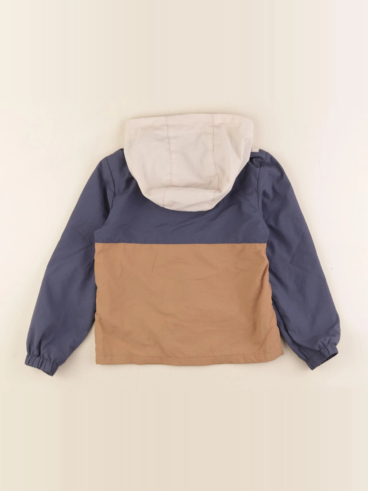 Vertbaudet - coupe-vent bleu, beige - 6 ans