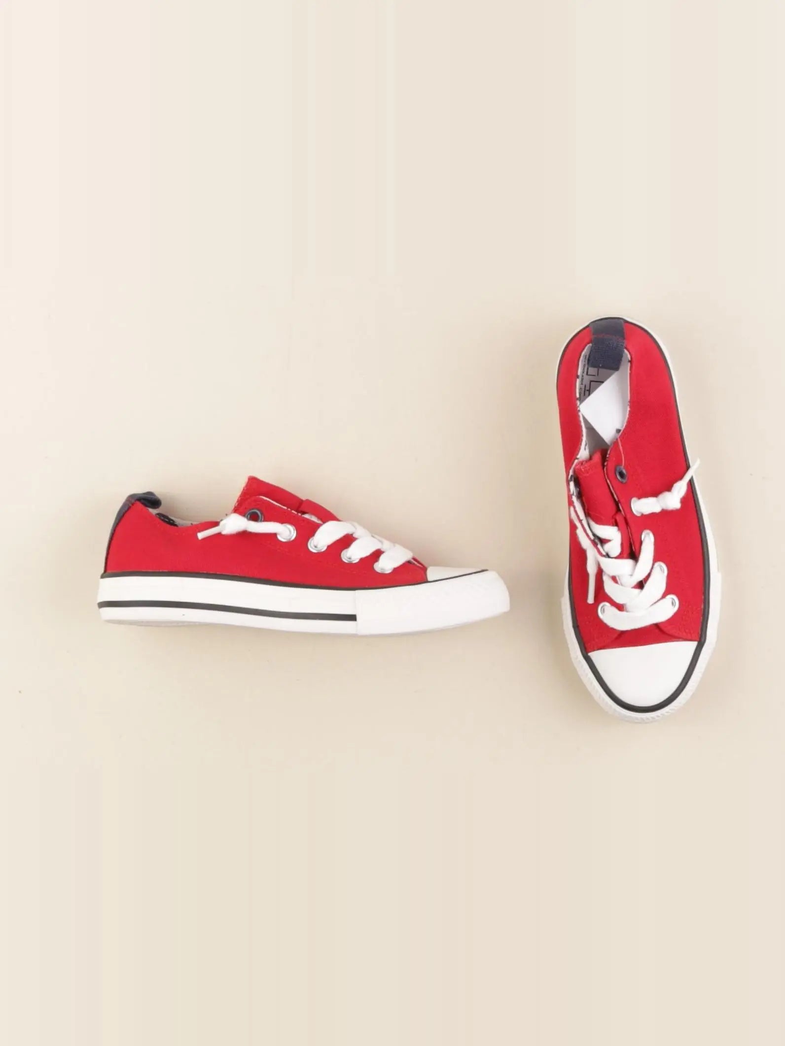 Vertbaudet - tennis élastiqué rouge - pointure 30
