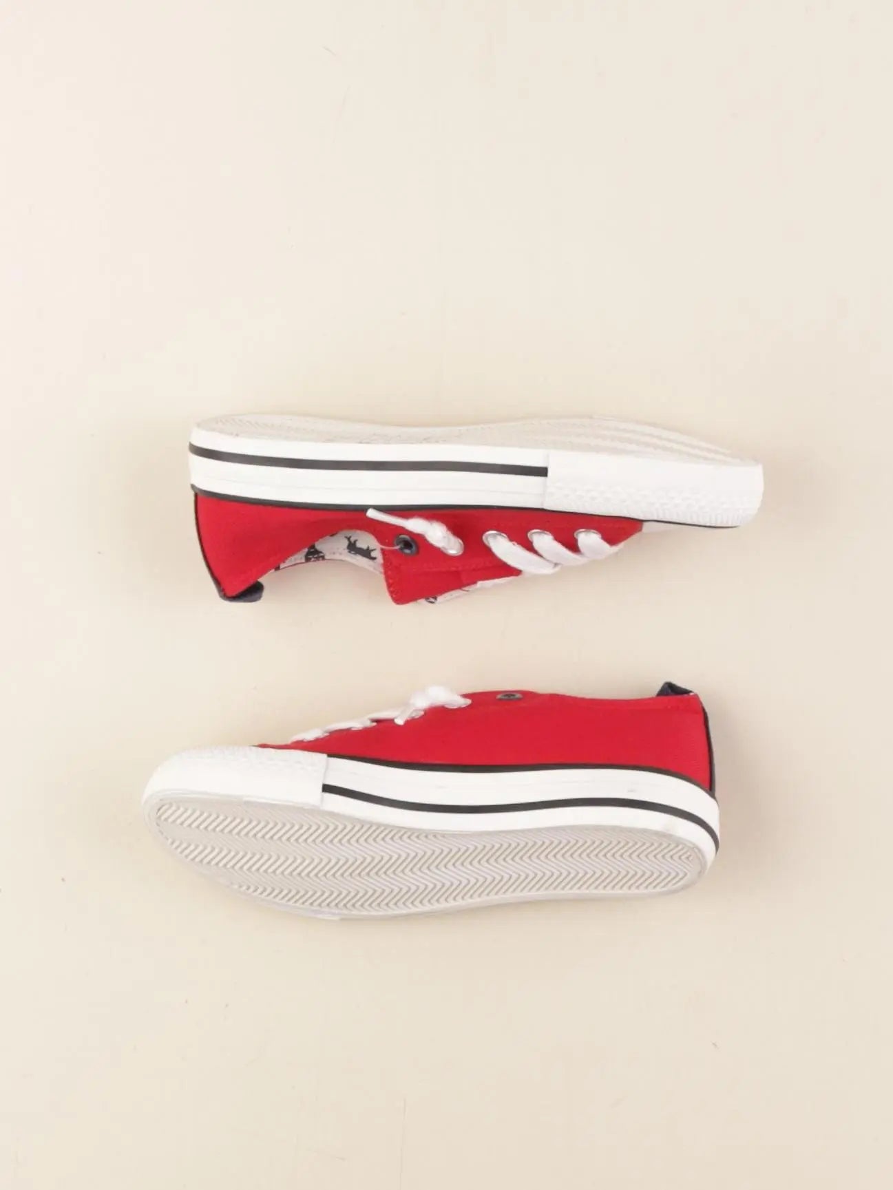 Vertbaudet - tennis élastiqué rouge - pointure 30