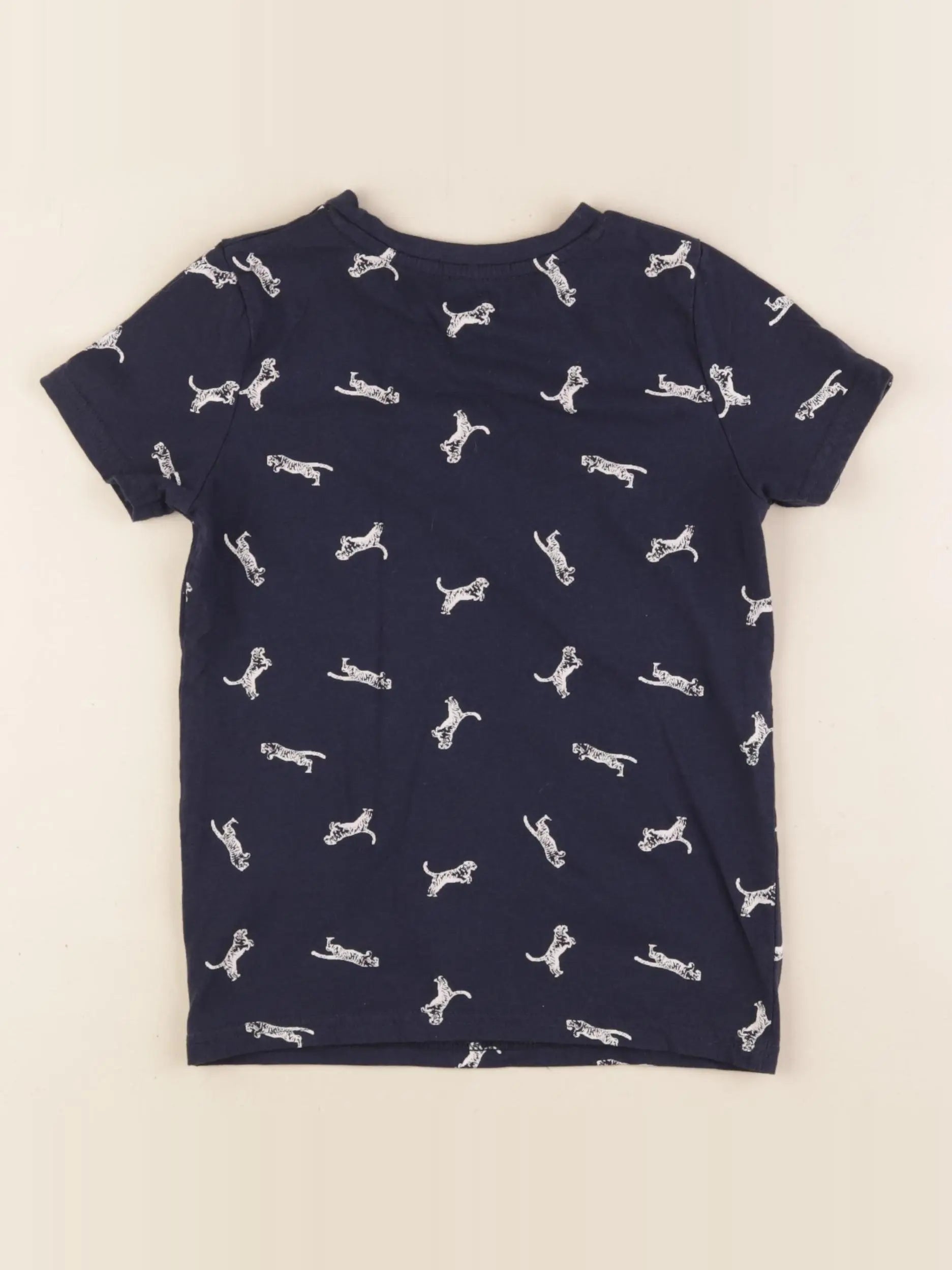 Vertbaudet - tee-shirt bleu - 5 ans