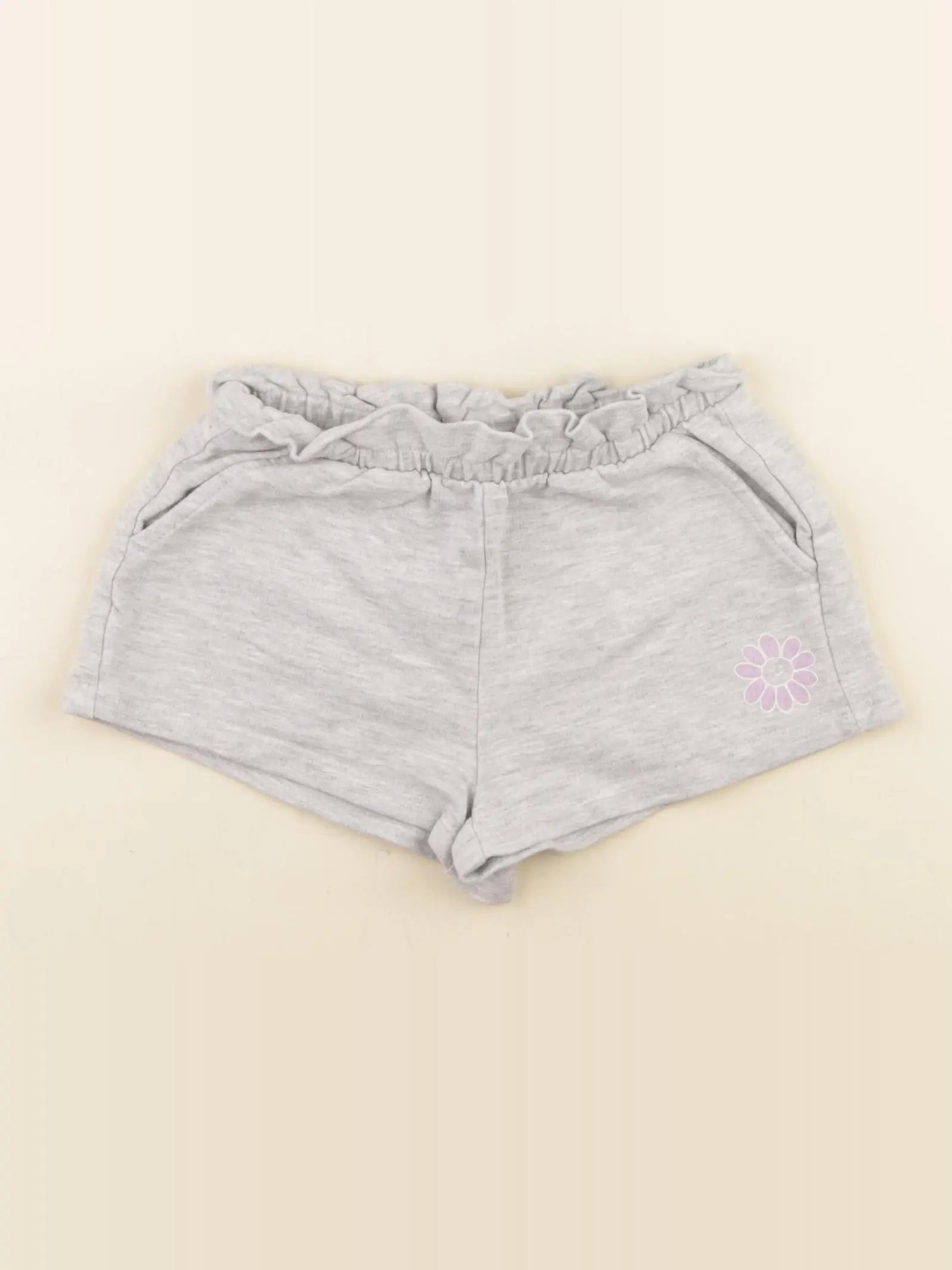 Vertbaudet - short coton gris - 3 ans