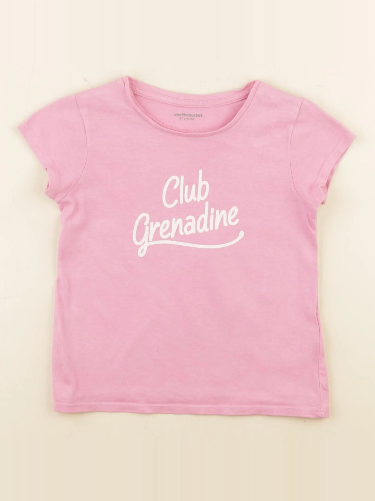 Vertbaudet - tee-shirt rose - 3 ans