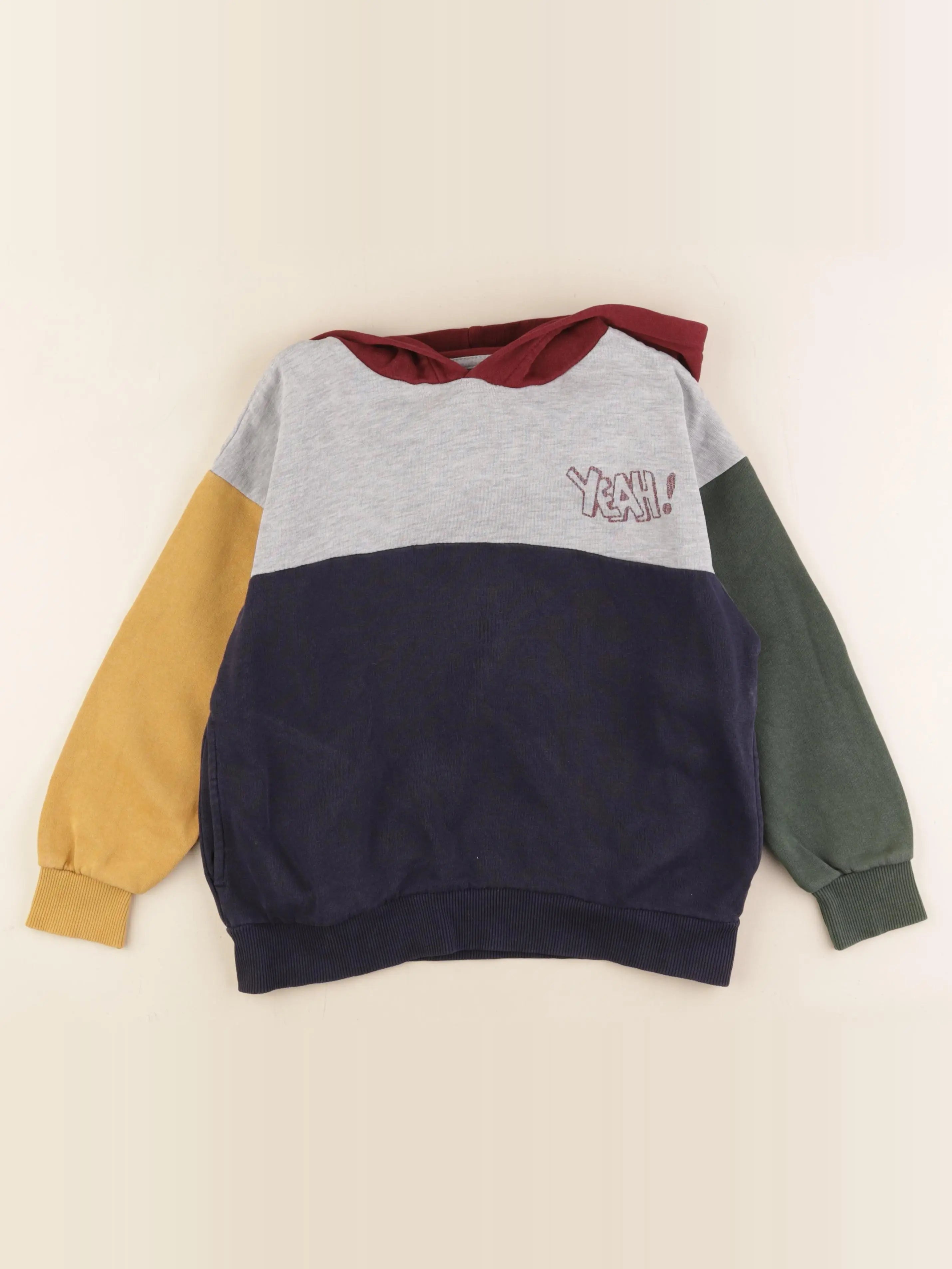 Vertbaudet - sweat multicolore - 10 ans