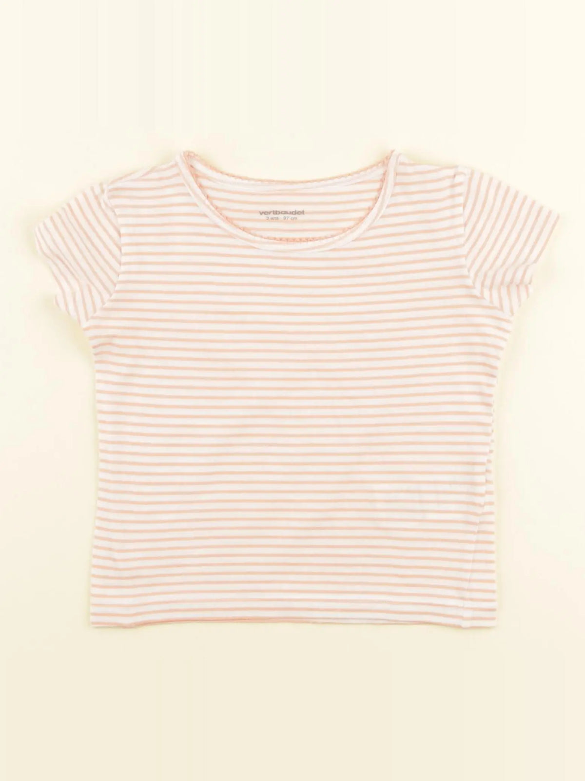 Vertbaudet - maillot de corps rose - 3 ans