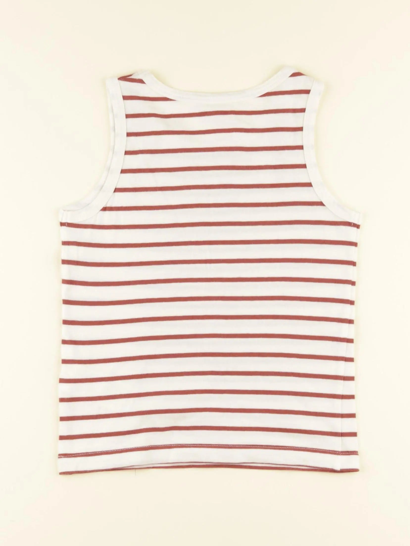 Vertbaudet - débardeur marron - 6 ans