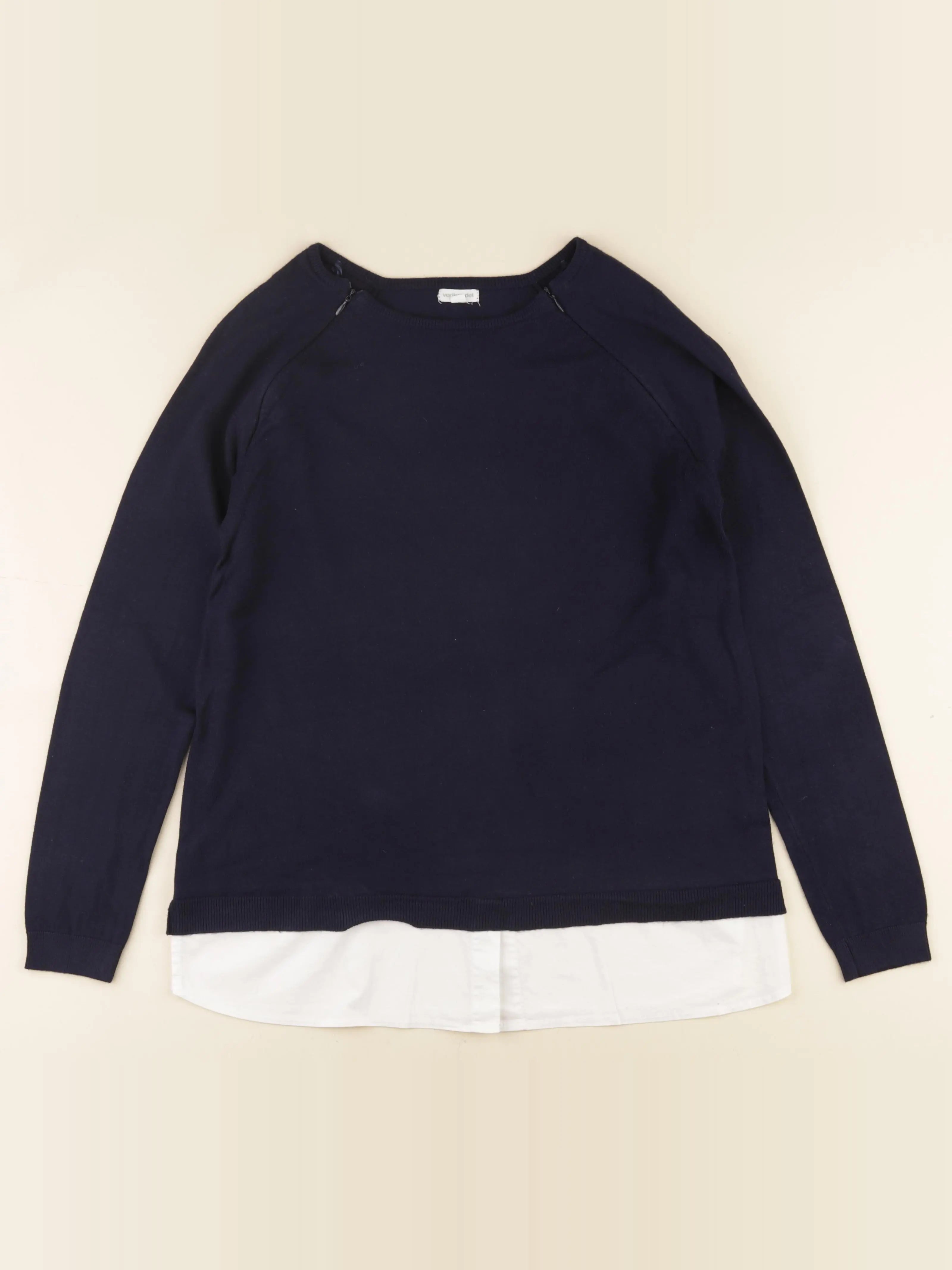 Vertbaudet - pull grossesse, allaitement bleu - 38 à 40