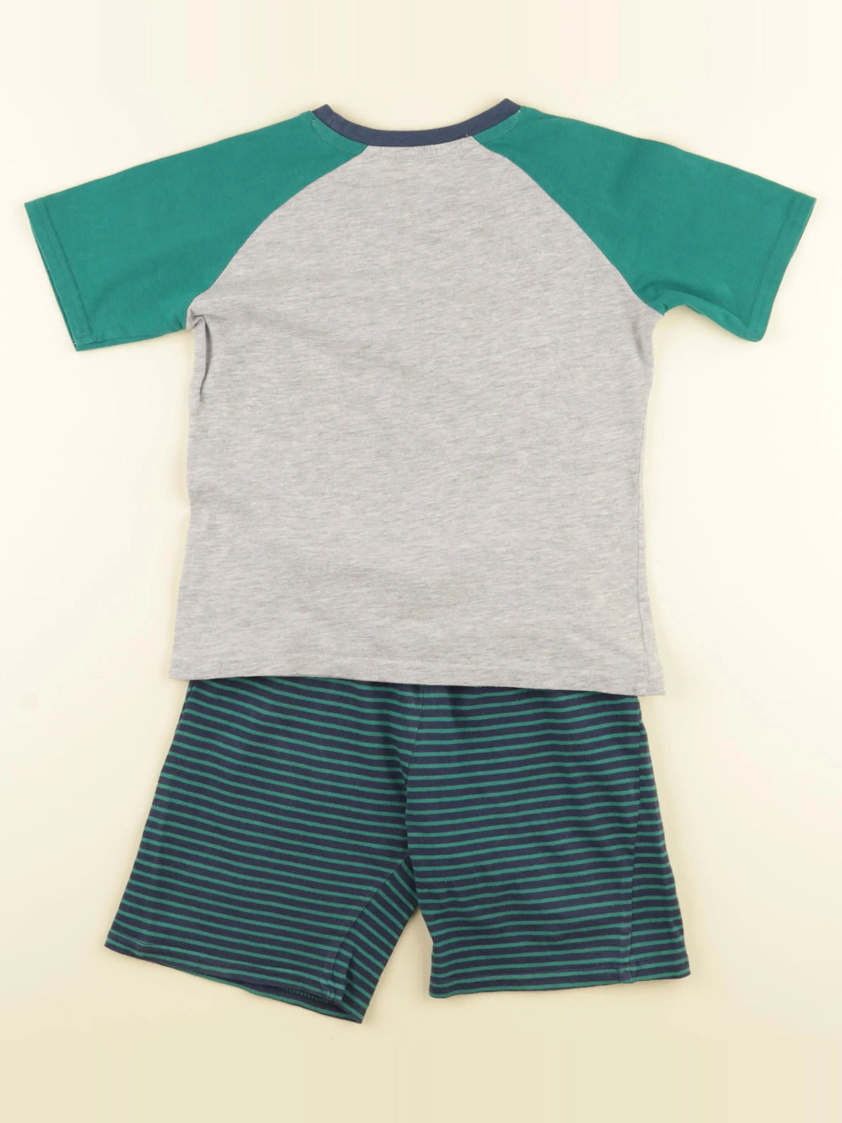 Vertbaudet - pyjama coton vert - 6 ans