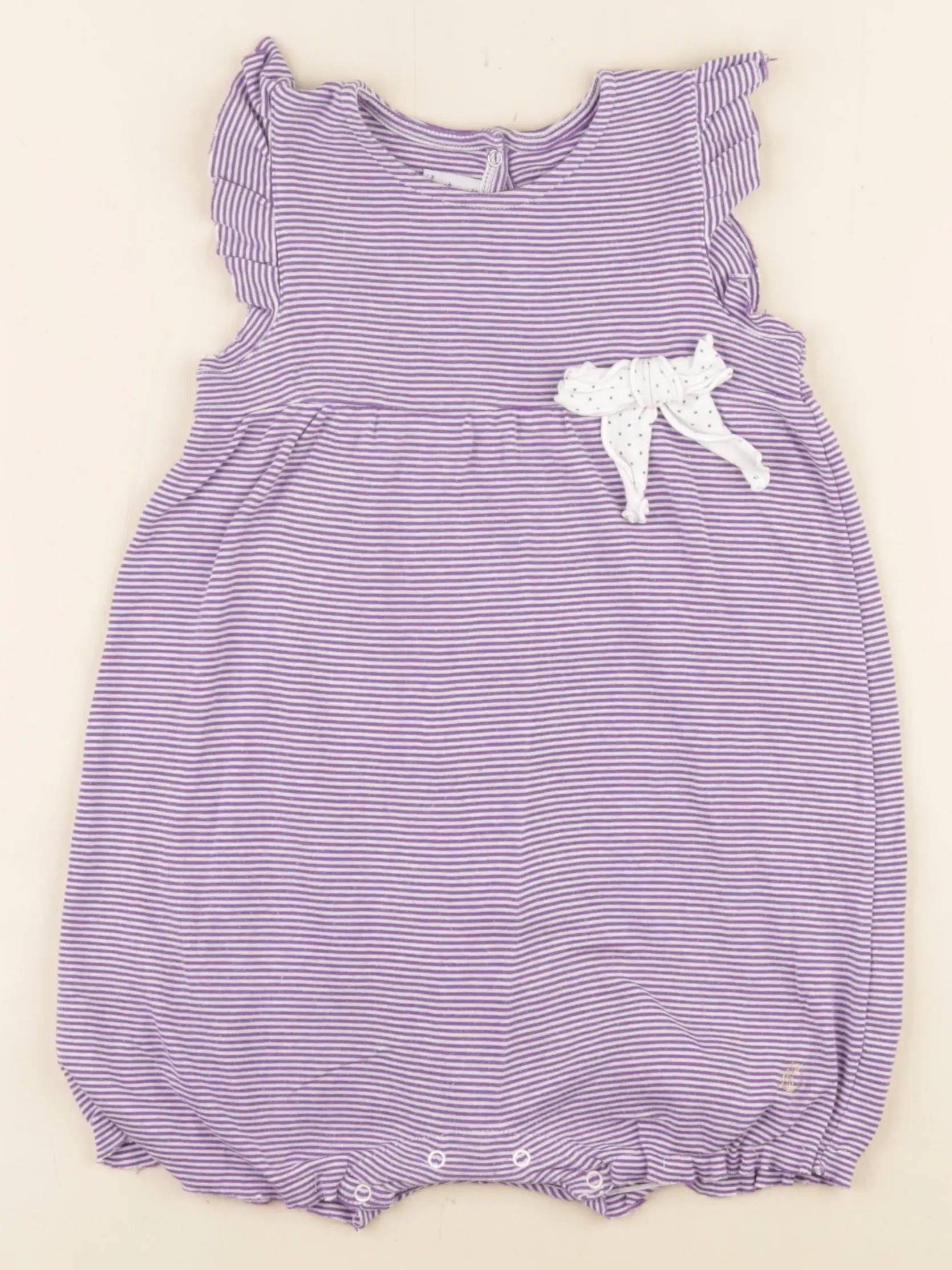 Petit Bateau - combinaison violet - 24 mois