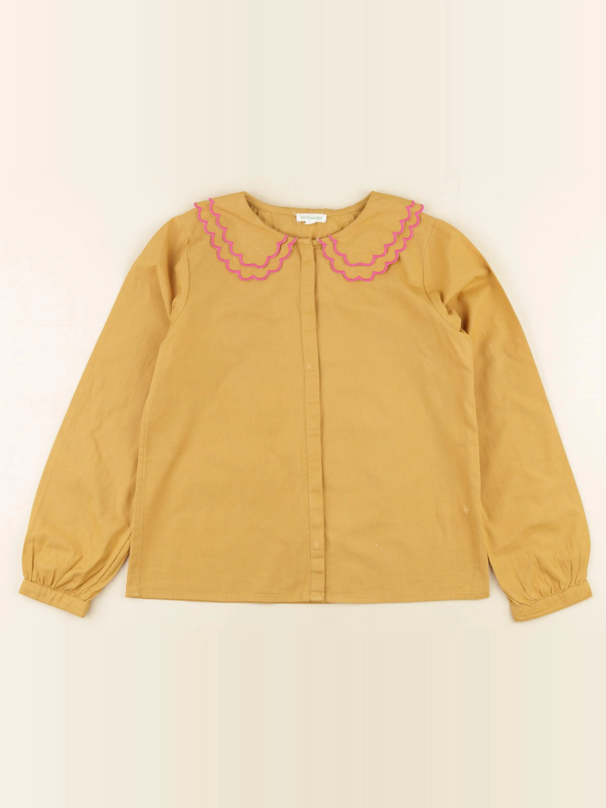 Vertbaudet - blouse jaune - 10 ans