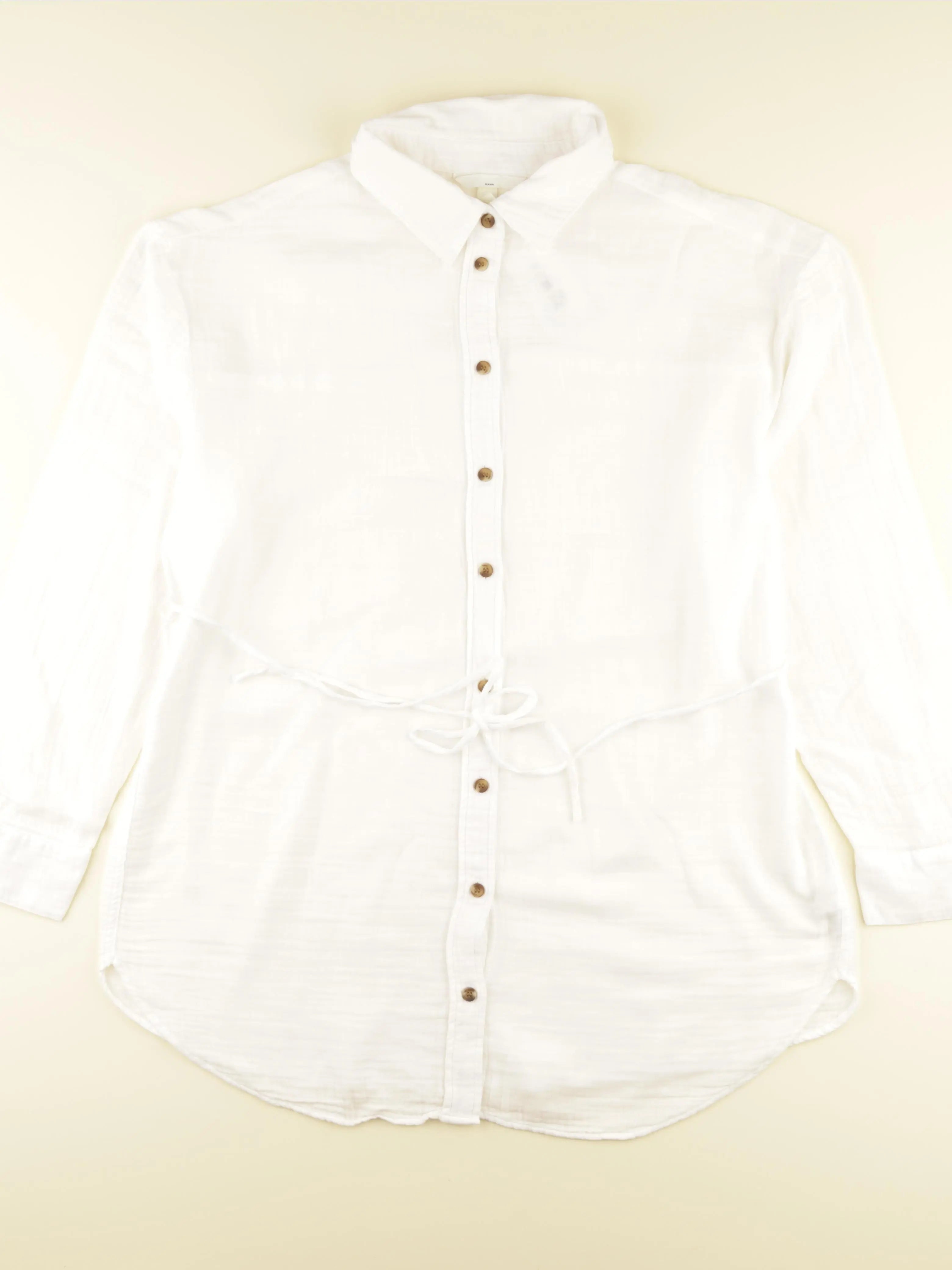 H&M - chemise grossesse blanc - l