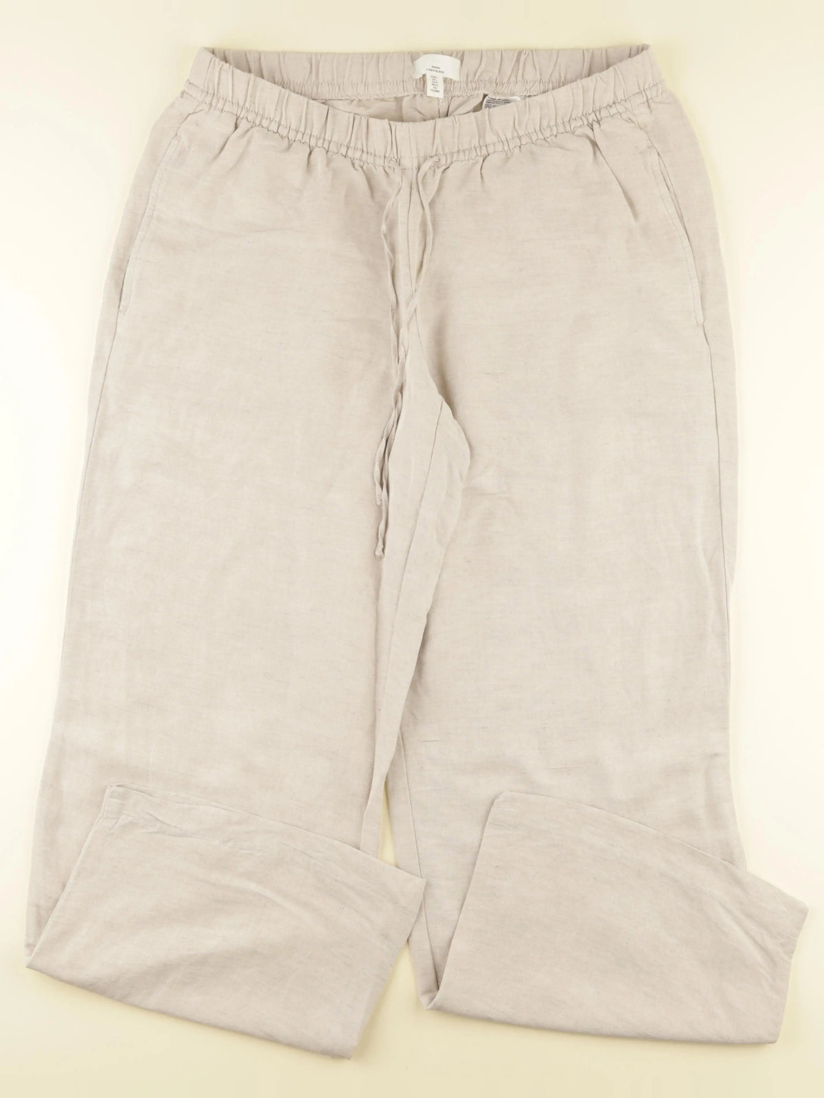 H&M - pantalon grossesse beige - l