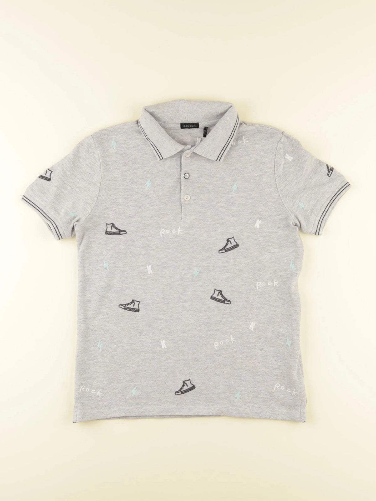 IKKS - polo gris - 12 ans