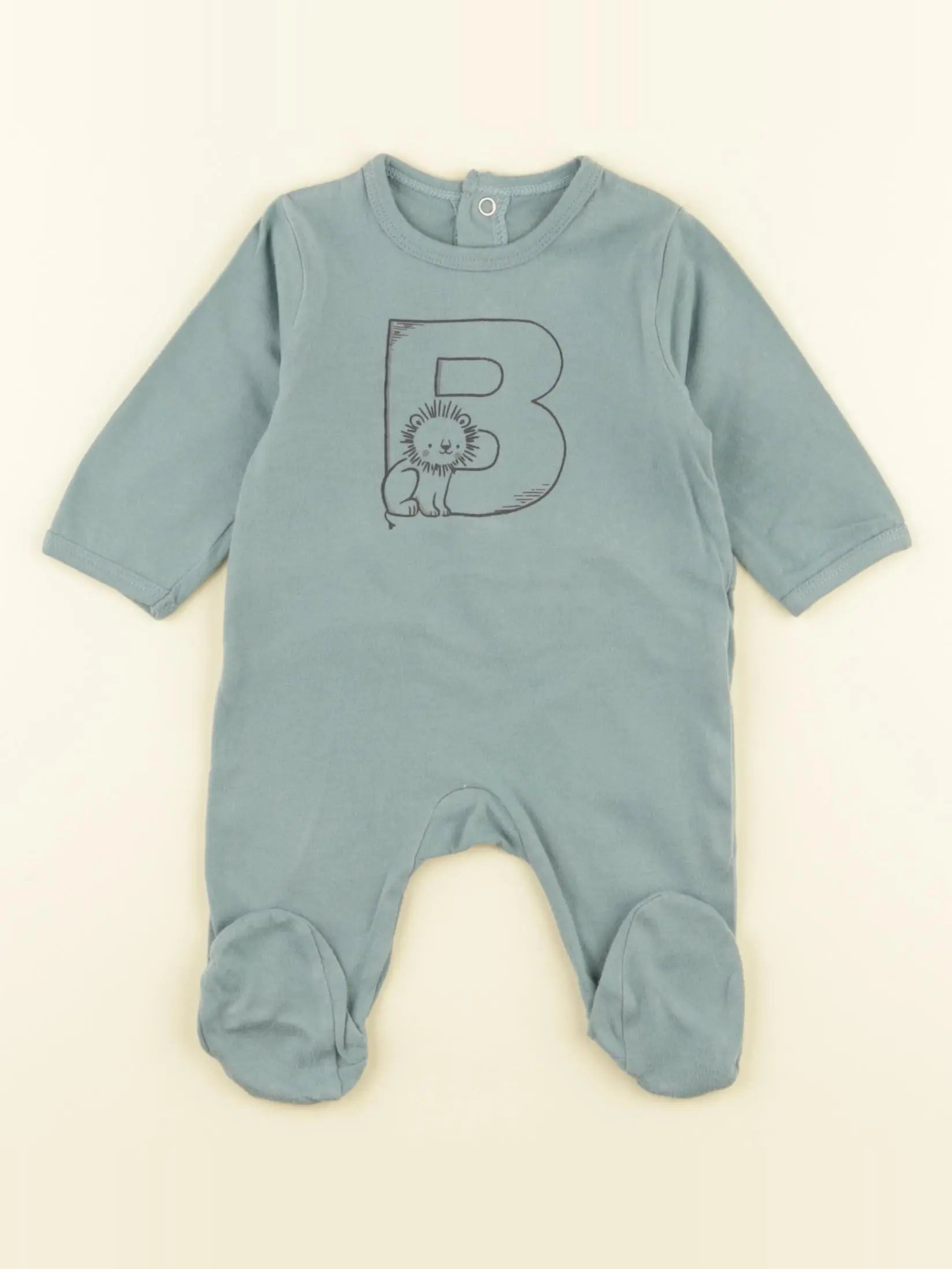 La Redoute - pyjama coton vert - 1 mois