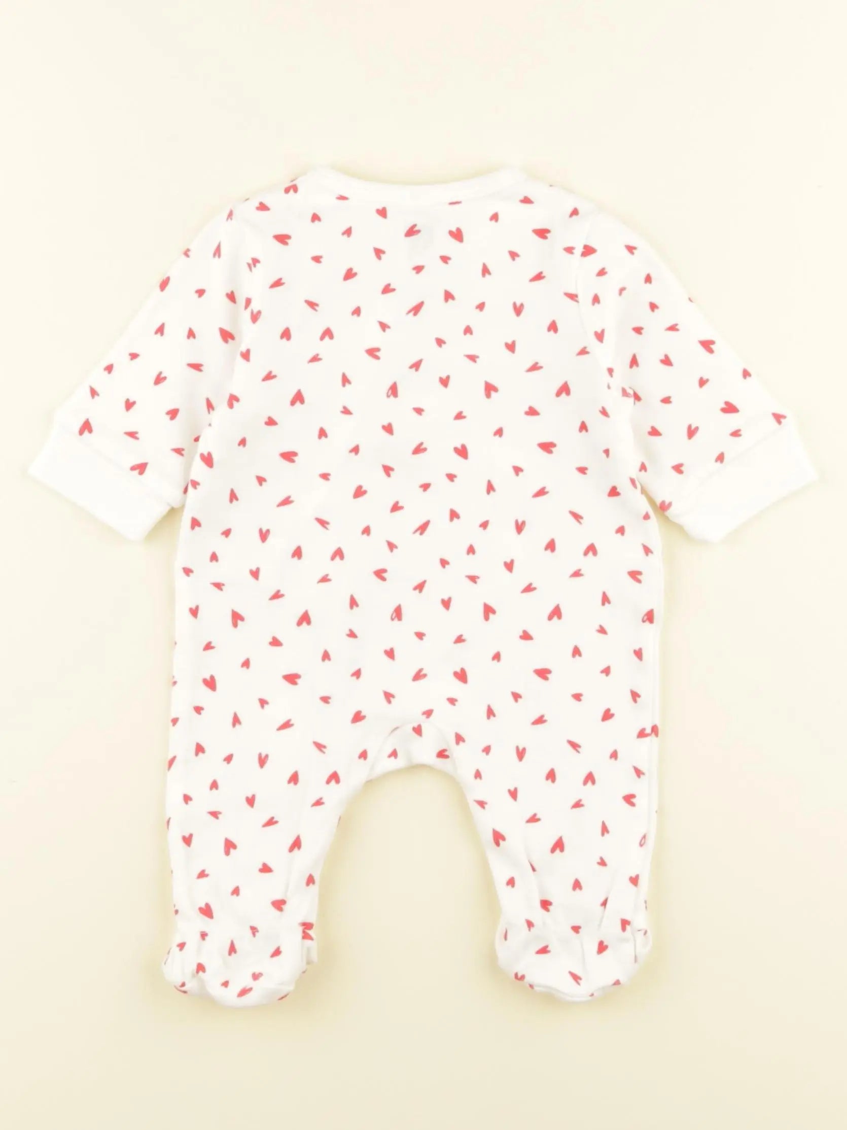 La Redoute - pyjama coton rouge - 1 mois