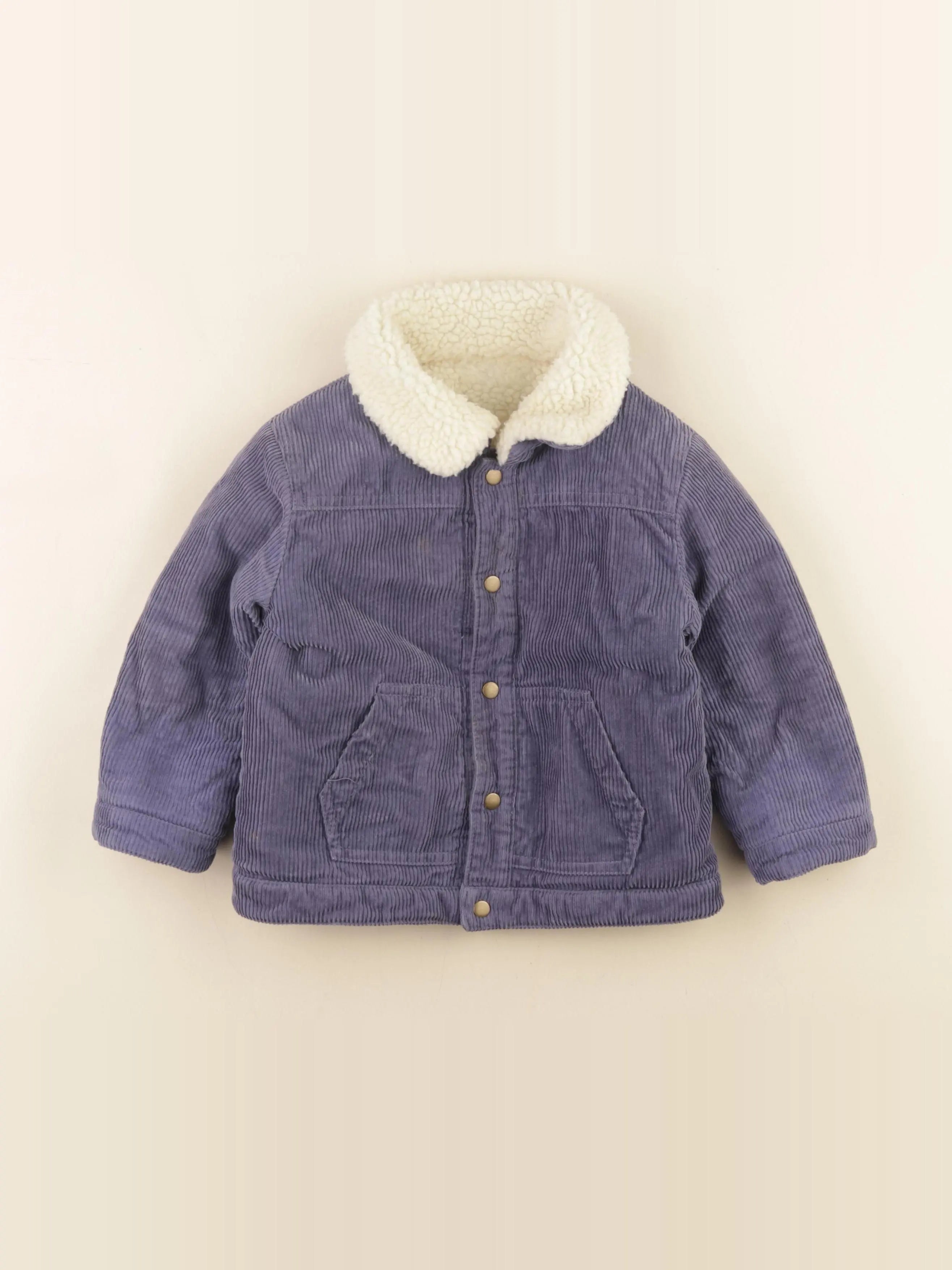Boutchou - veste réversible bleu - 36 mois