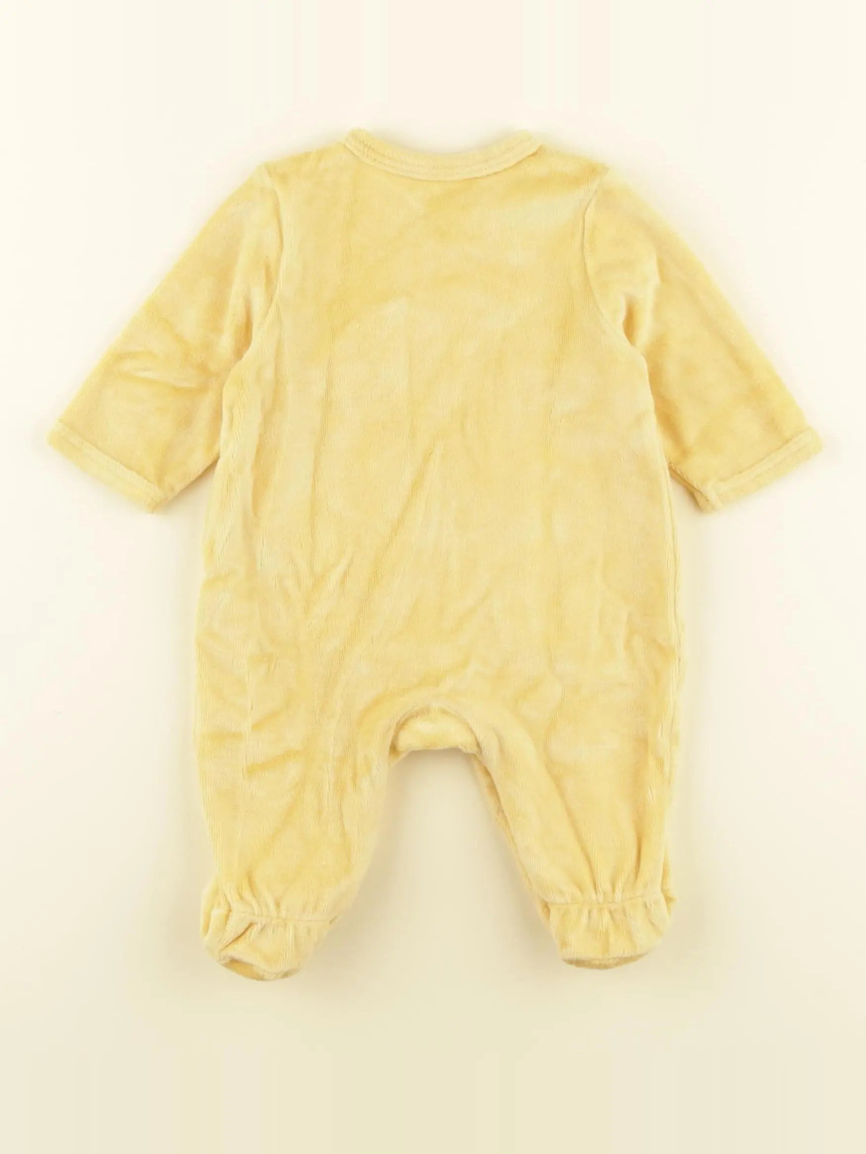 La Redoute - pyjama velours jaune - 1 mois
