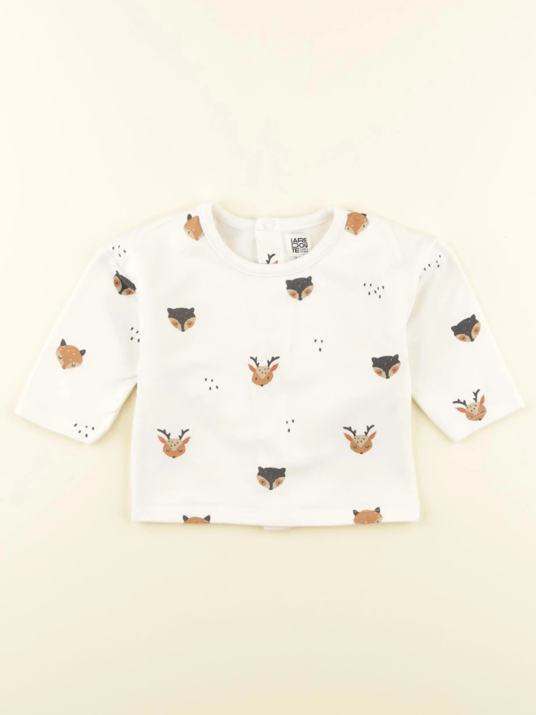 La Redoute - tee-shirt blanc - 3 mois