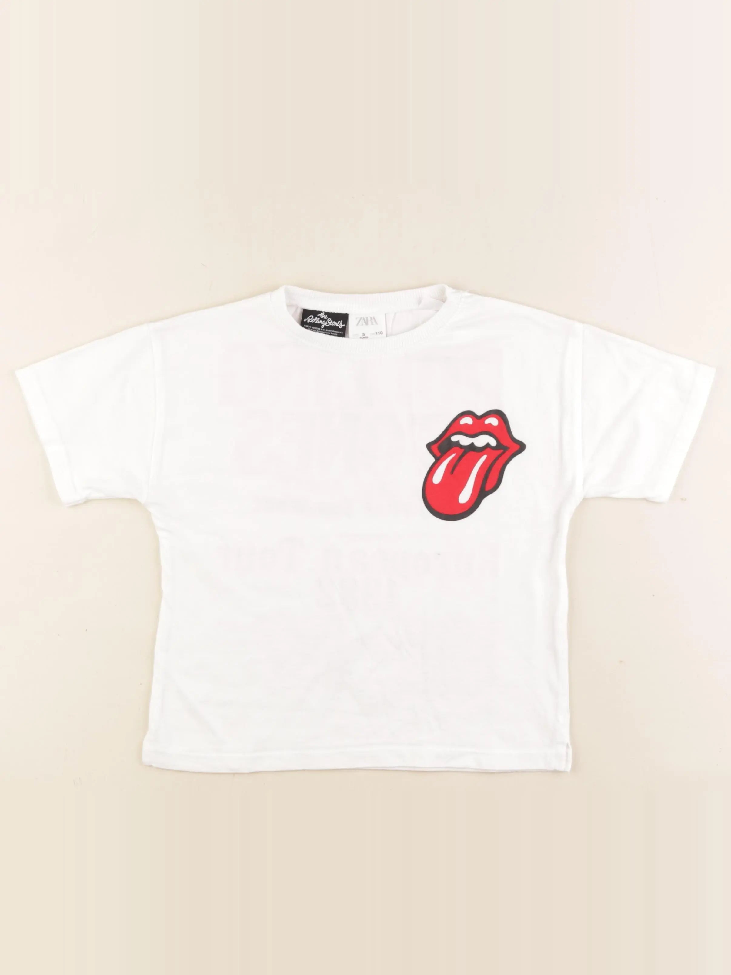 Zara - tee-shirt imprimé au dos beige - 5 ans