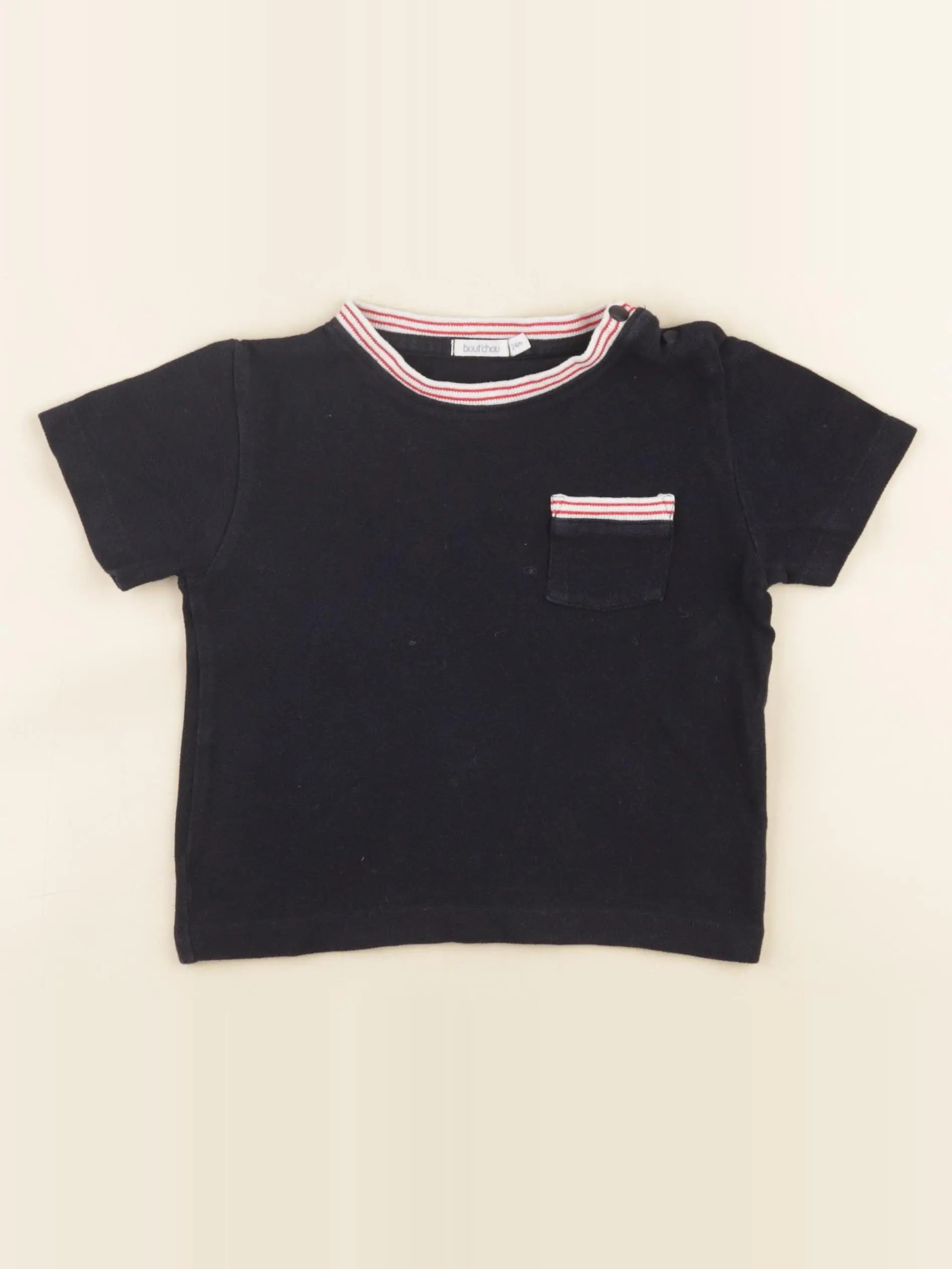 Boutchou - tee-shirt bleu - 24 mois