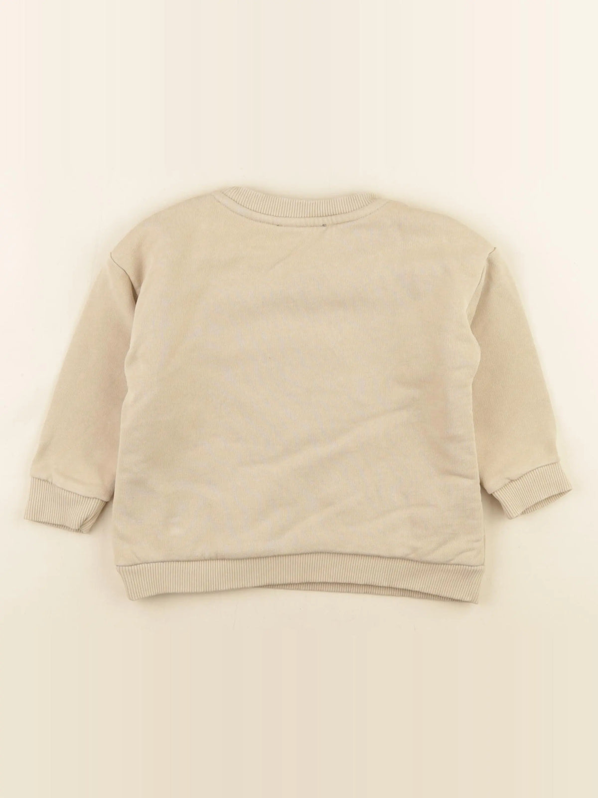 Monoprix - sweat beige - 3 ans