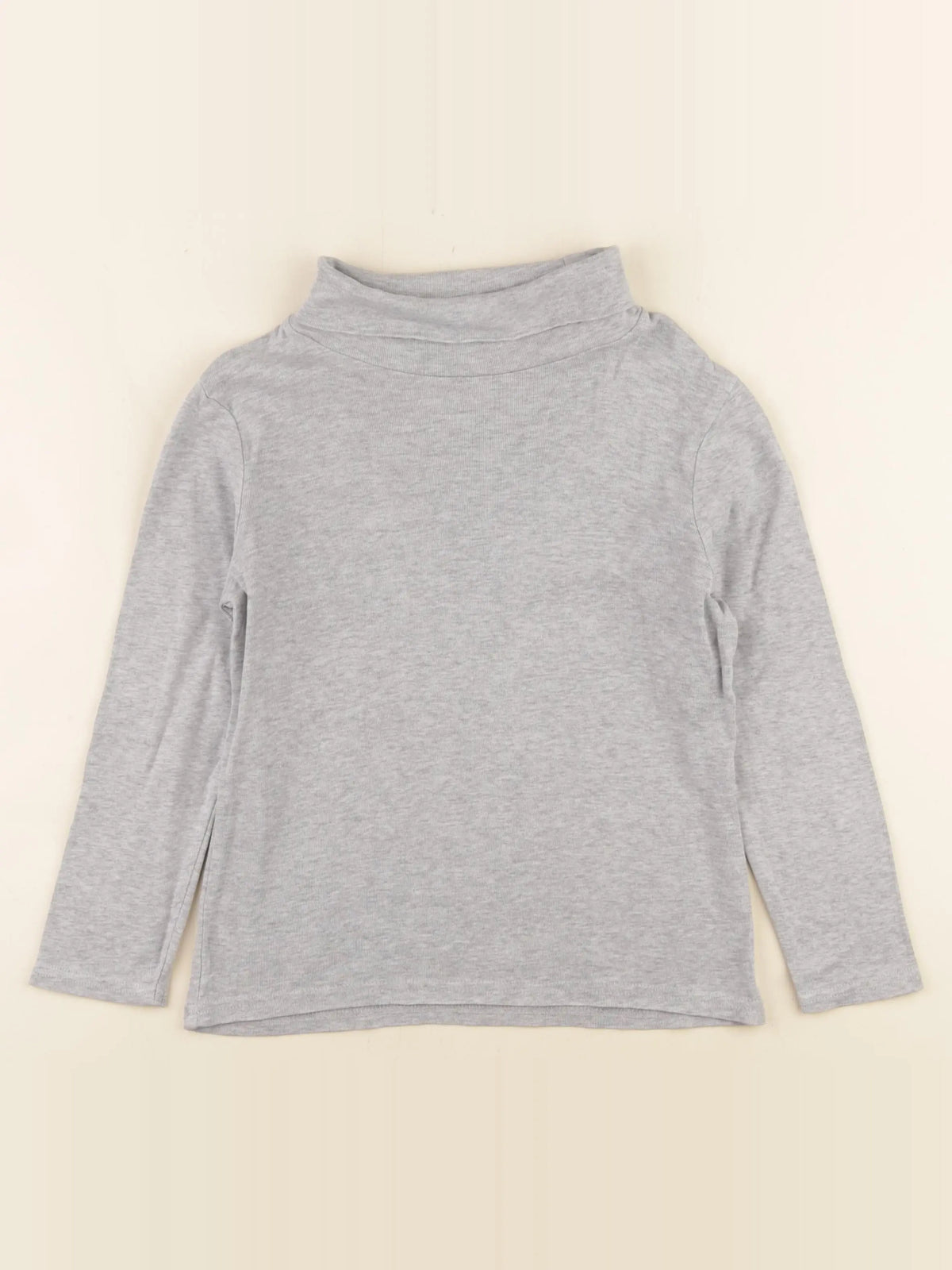 Vertbaudet - sous-pull gris - 8 ans