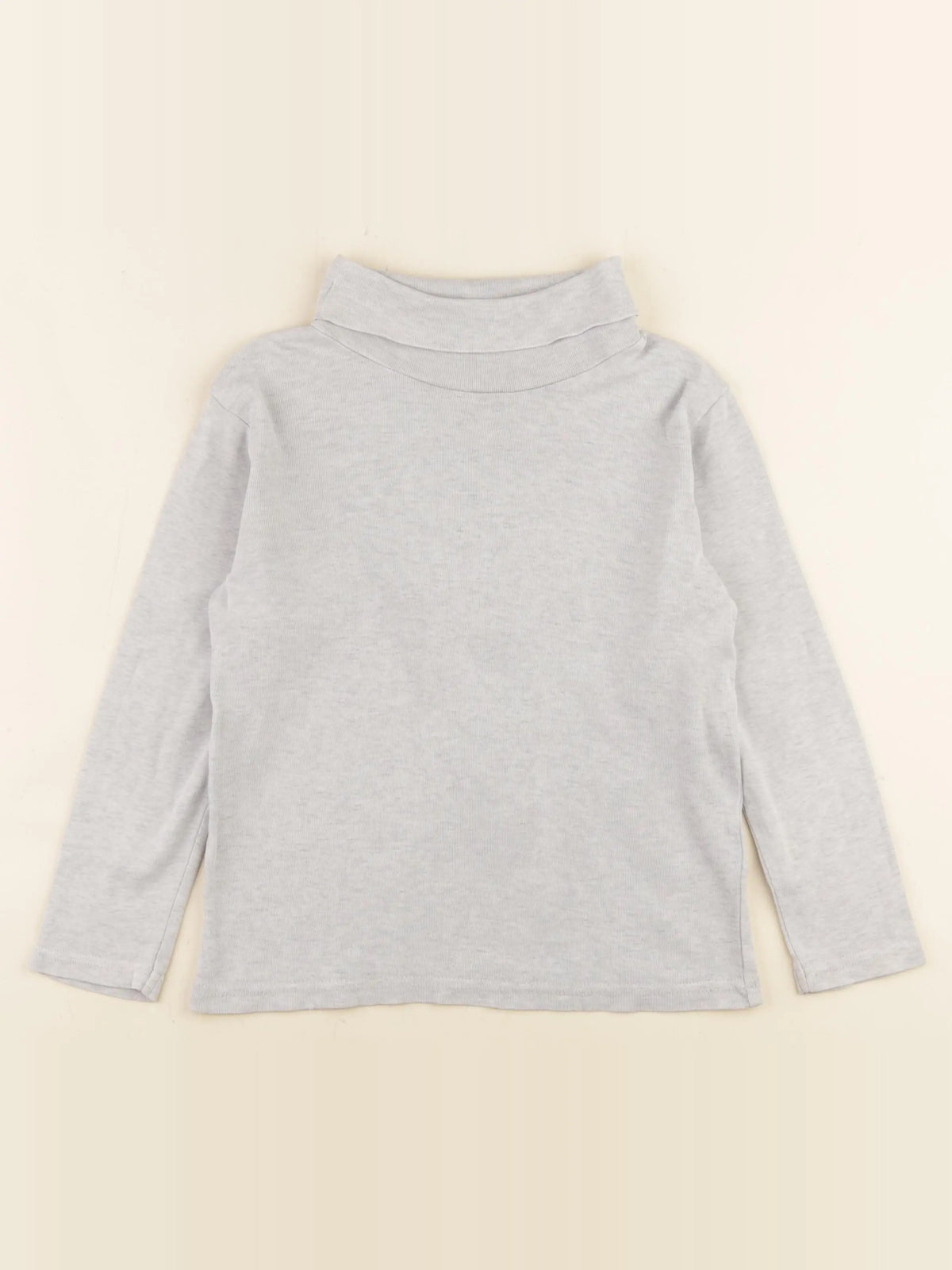 Vertbaudet - sous-pull gris - 8 ans