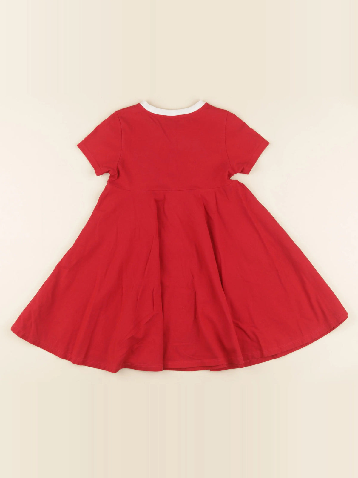 Petit Bateau - robe rouge - 6 ans