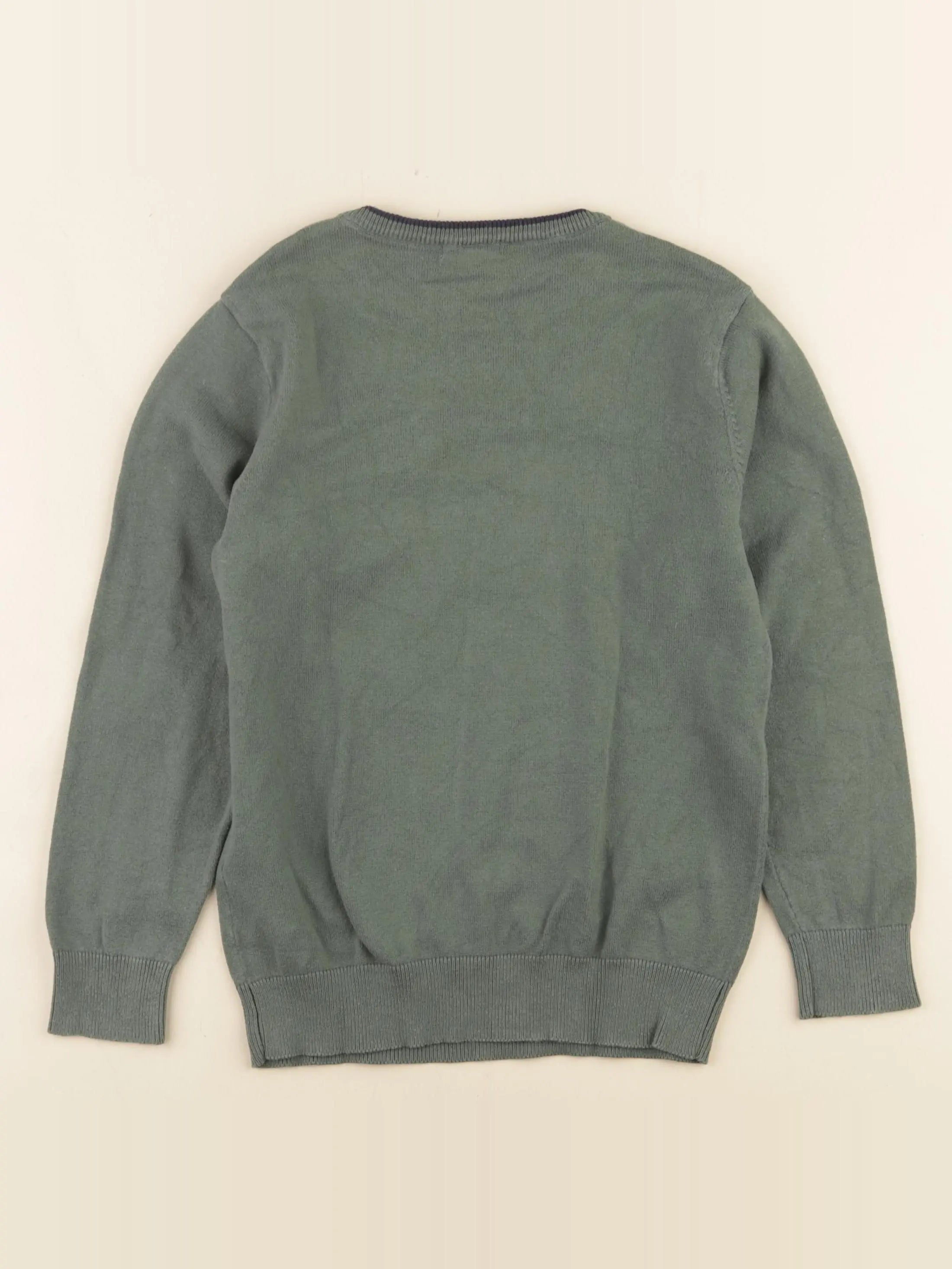 Vertbaudet - pull vert - 8 ans