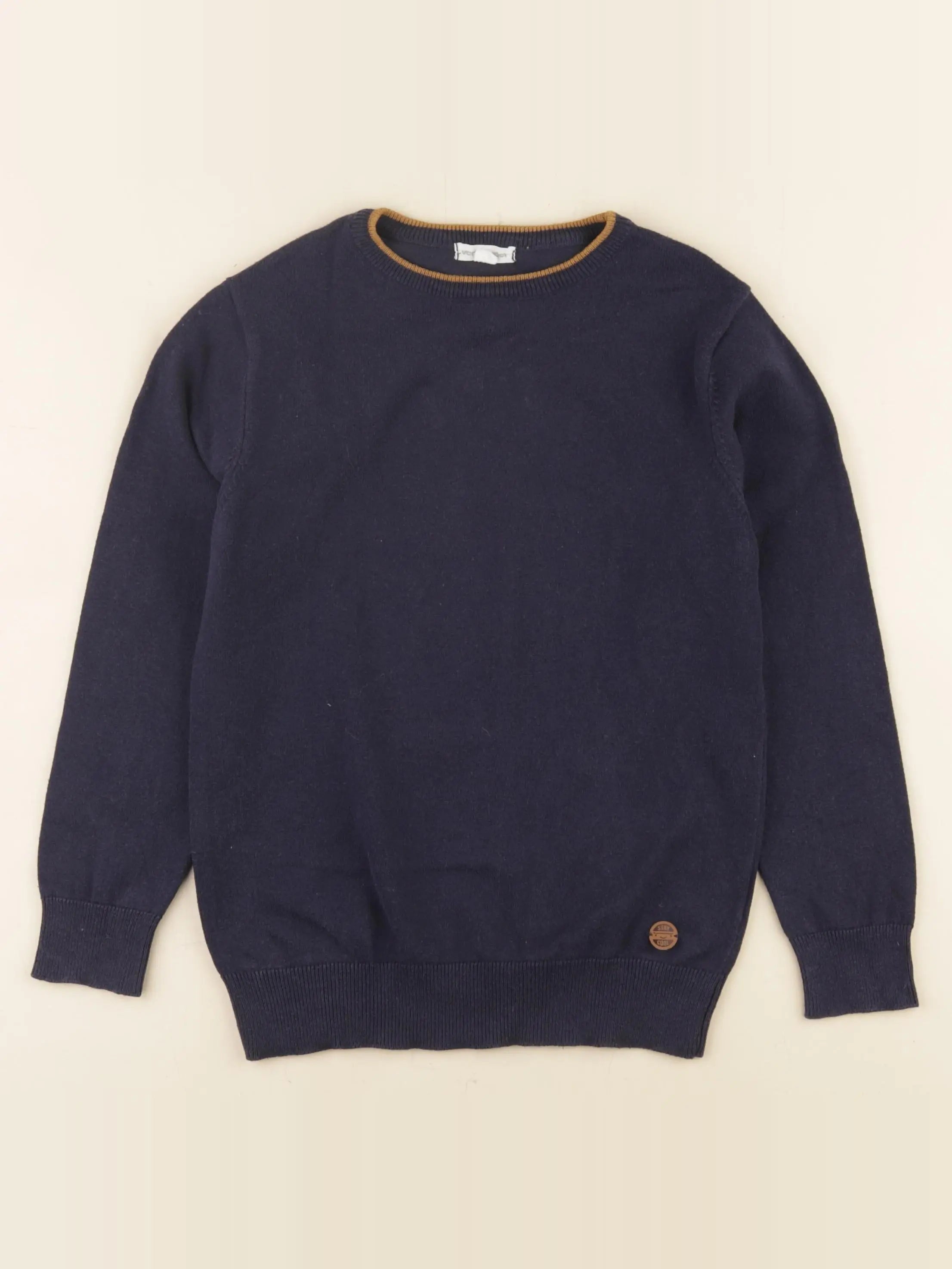 Vertbaudet - pull bleu - 8 ans