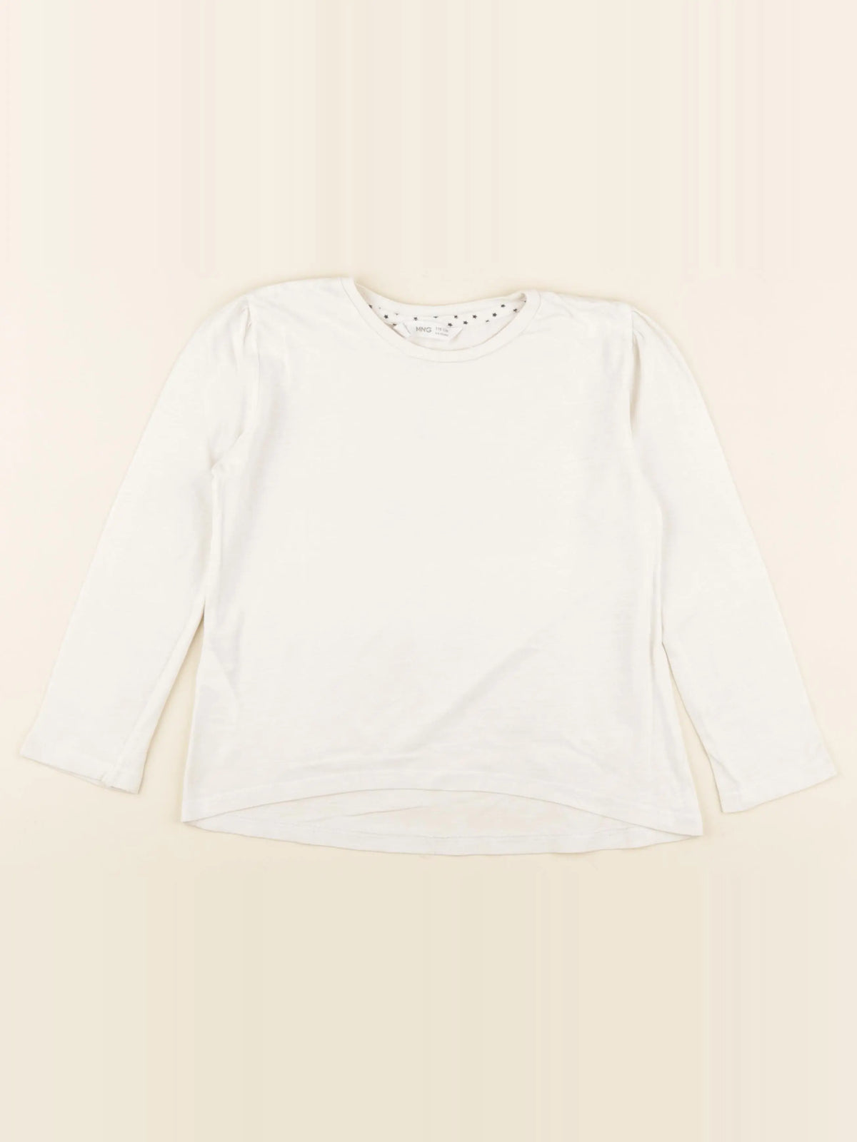 Mango - tee-shirt beige - 5/6 ans