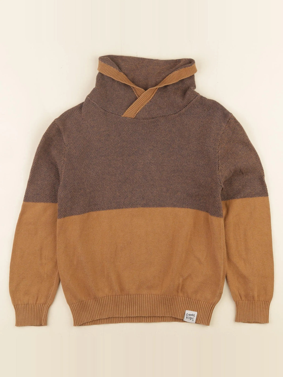 Vertbaudet - pull marron - 8 ans