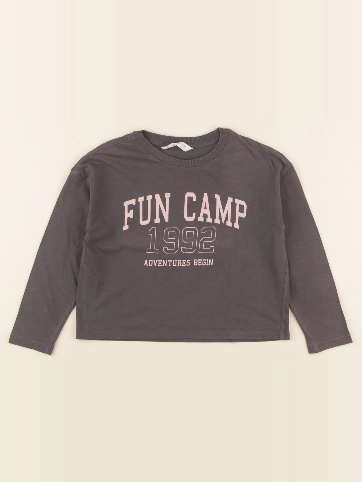 Mango - tee-shirt gris - 5/6 ans