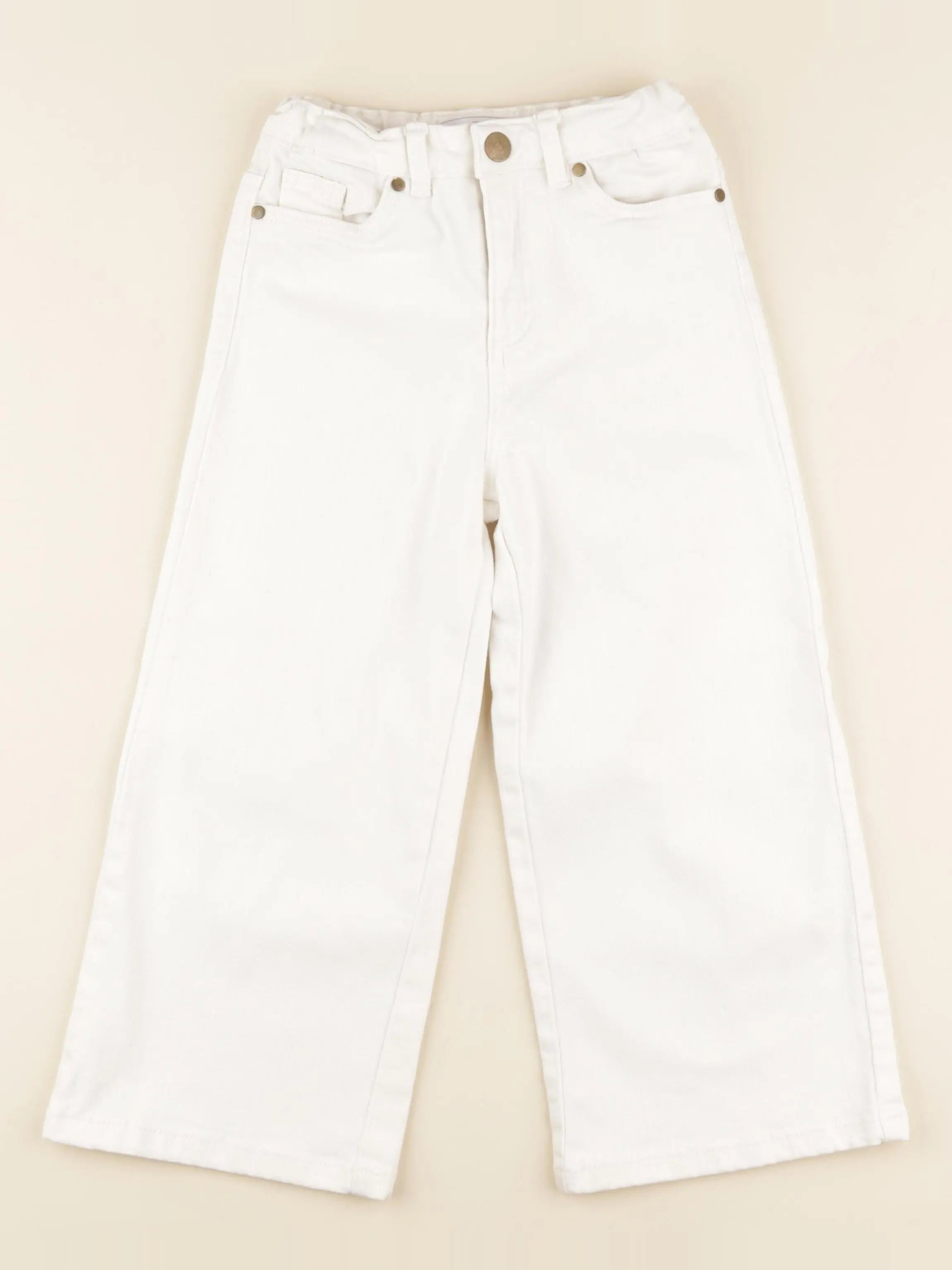 La Redoute - jean blanc - 7 ans