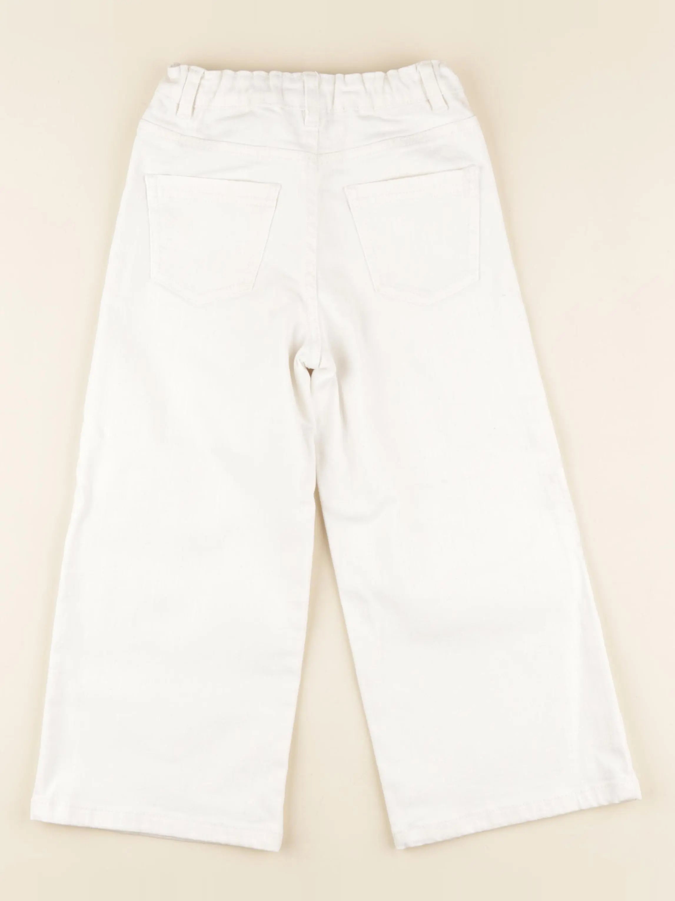 La Redoute - jean blanc - 7 ans
