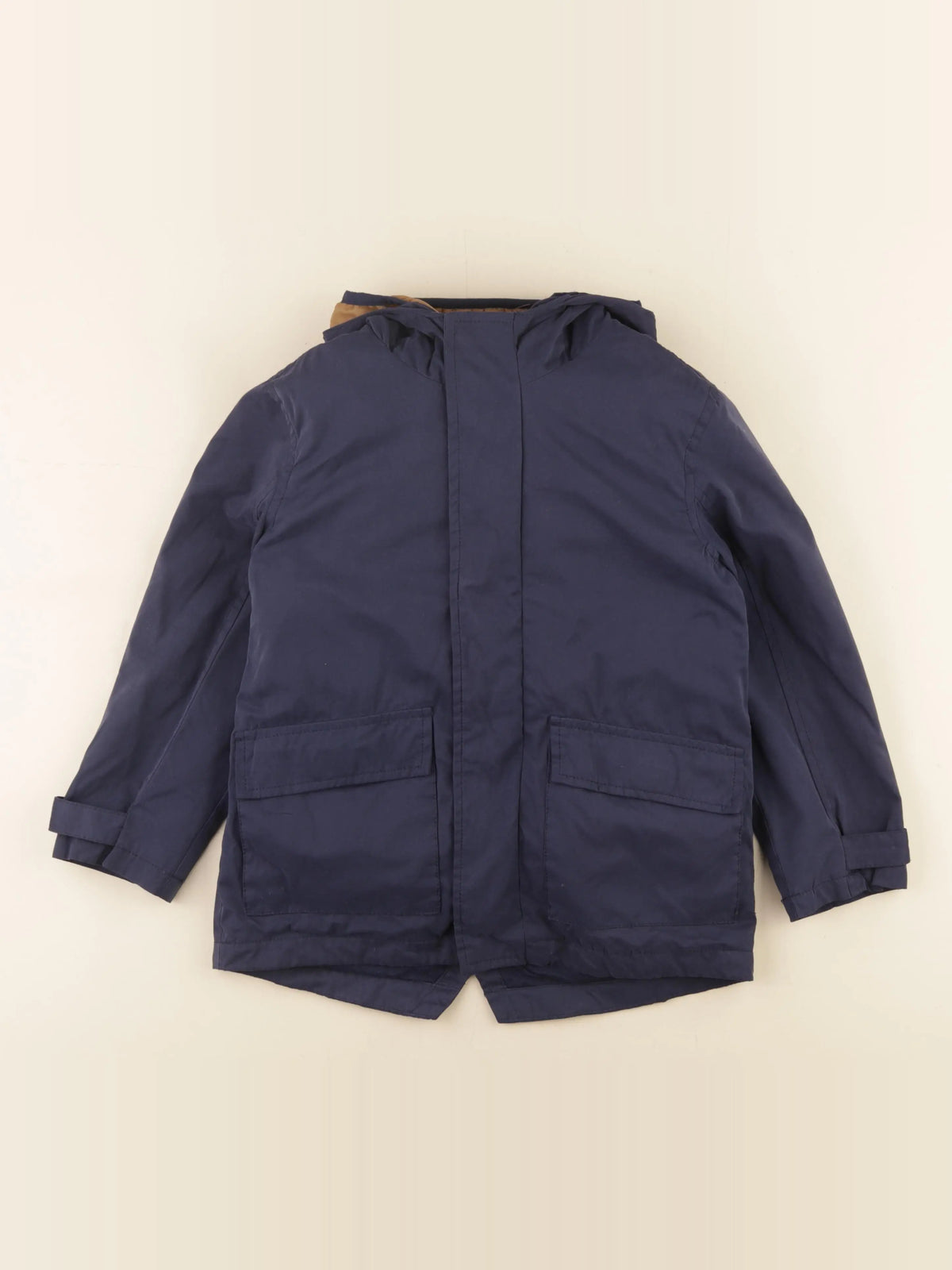 Vertbaudet - parka bleu - 7 ans