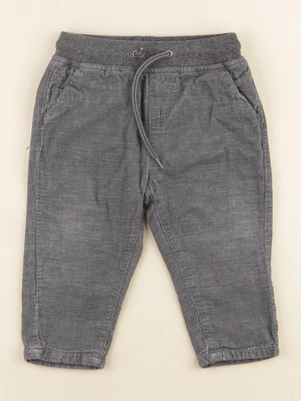 Vertbaudet - pantalon gris - 18 mois