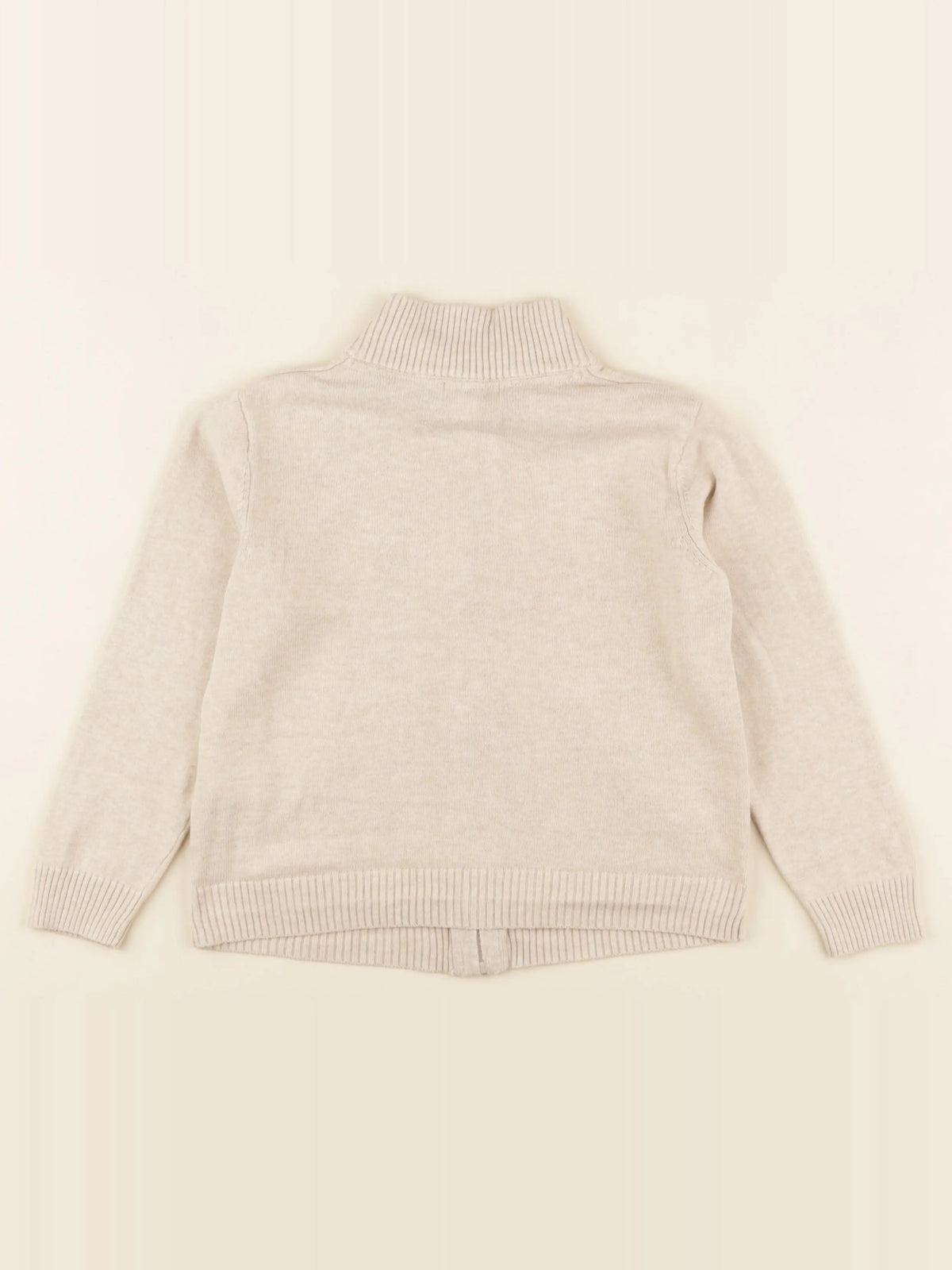 Vertbaudet - gilet beige - 5 ans