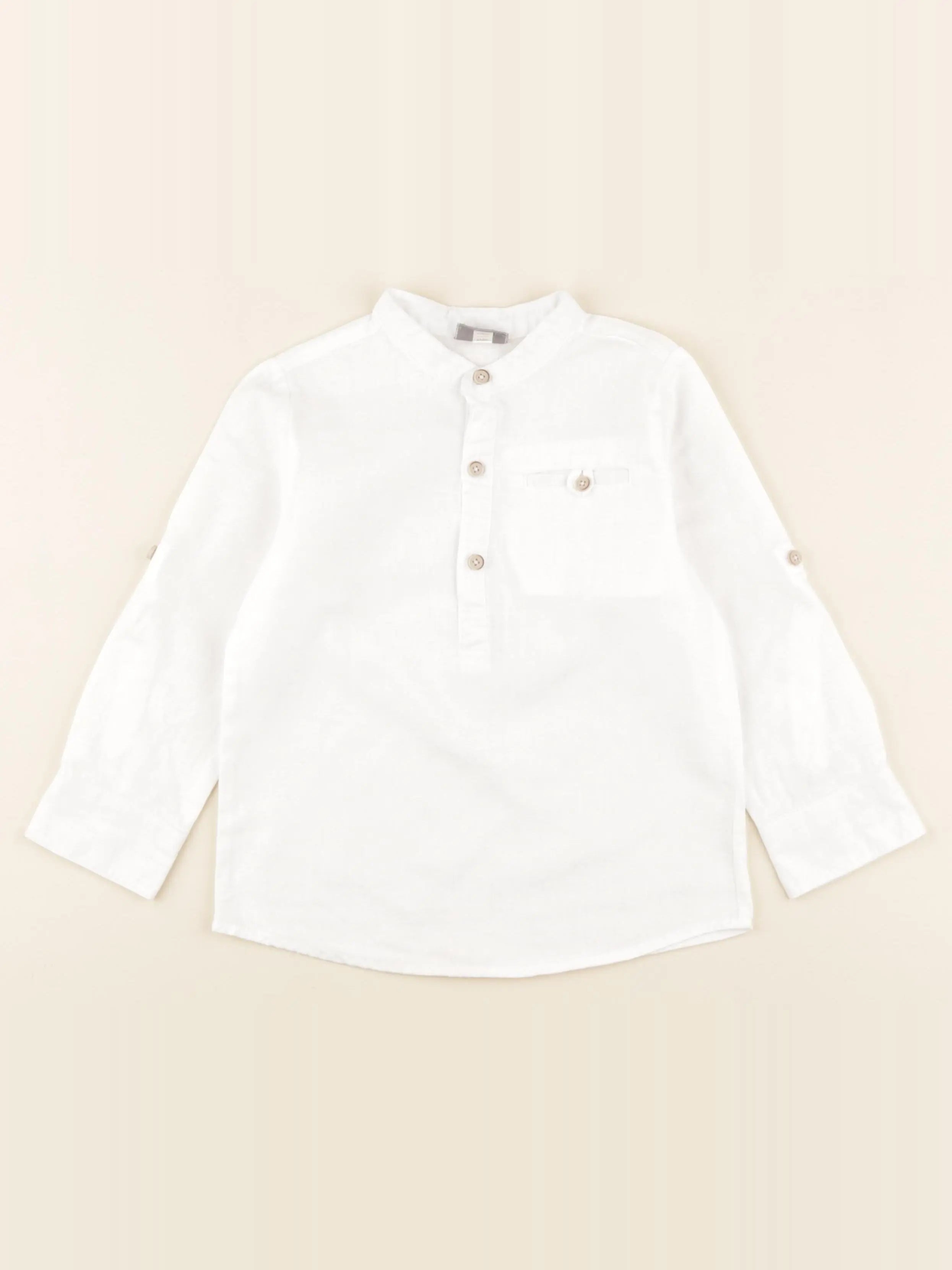 Vertbaudet - chemise blanc - 4 ans
