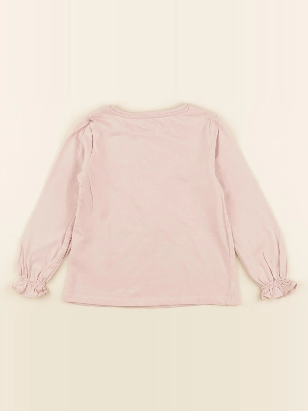 Vertbaudet - tee-shirt or, rose - 5 ans