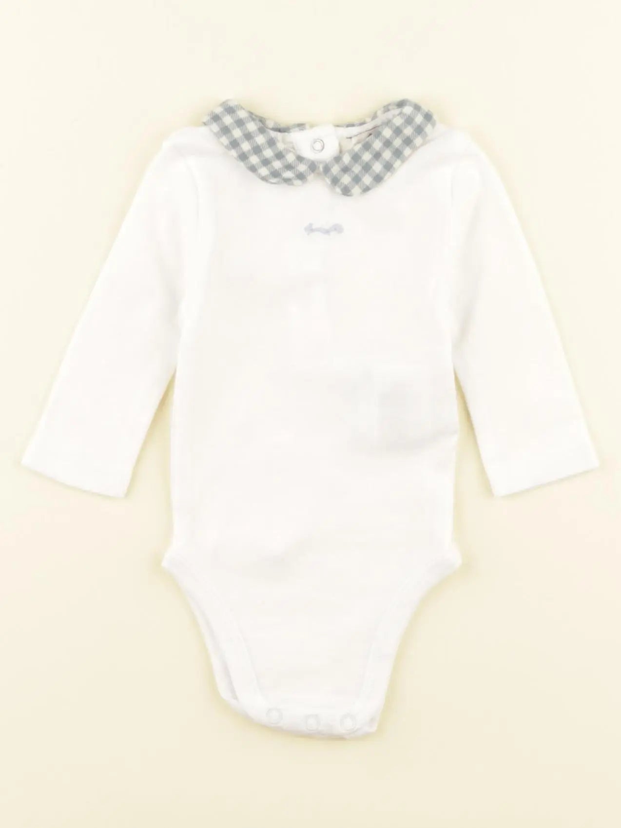 Cyrillus - body à col blanc - 1 mois